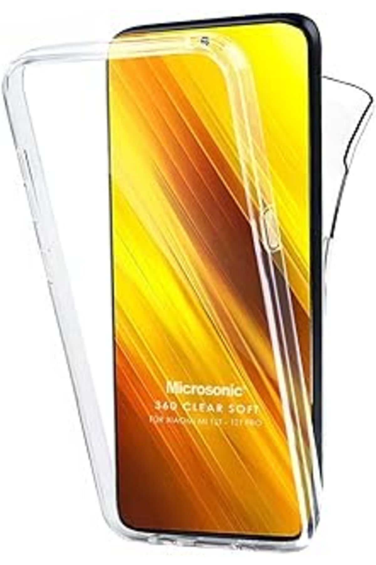 Karachil Microsonic Xiaomi Mi 12T Için Kılıf 6 Tarafı Tam Full Koruma 360 Clear Soft Şeffaf [Mi 12T Ile Uyum