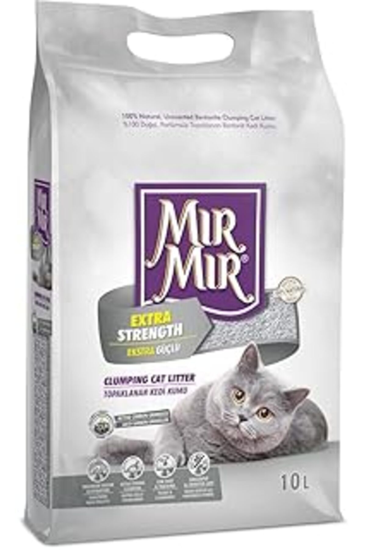 Karachil Mırmır Aktif Karbonlu Kedi Kumu 10 Litre