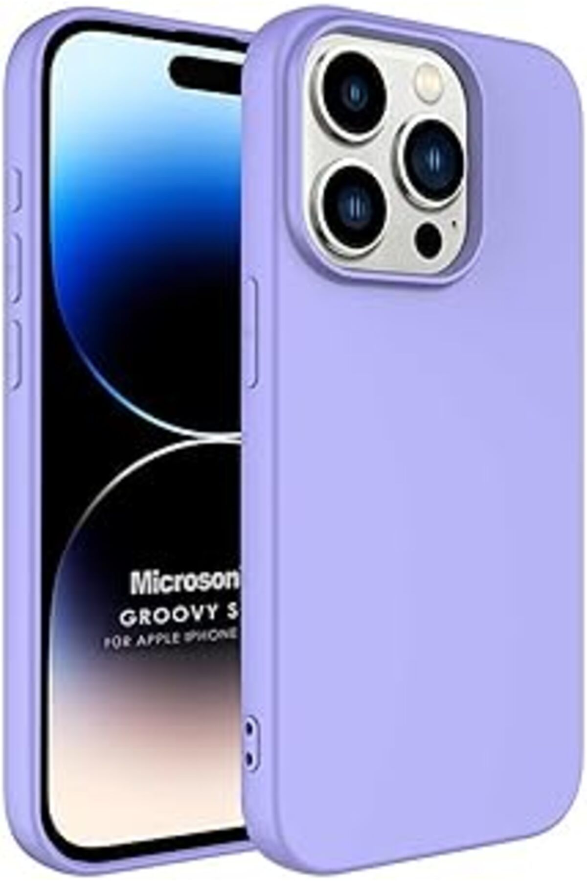 Karachil Microsonic Kılıf Apple Iphone 15 Pro Max Için Groovy Soft Lila [Iphone 15 Pro Max Ile Uyumlu Kılıf