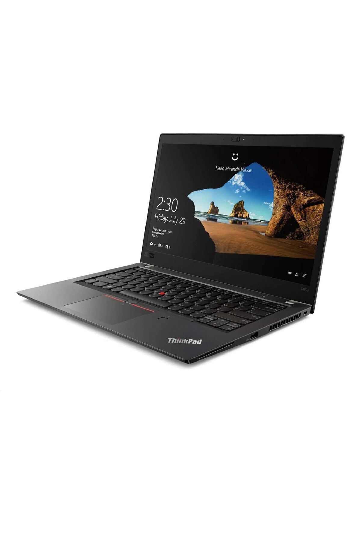 LENOVO Thinkpad T480s i7-8550U 14” 8 GB Ram 256 SSD Notebook 2K EKRAN - Outlet