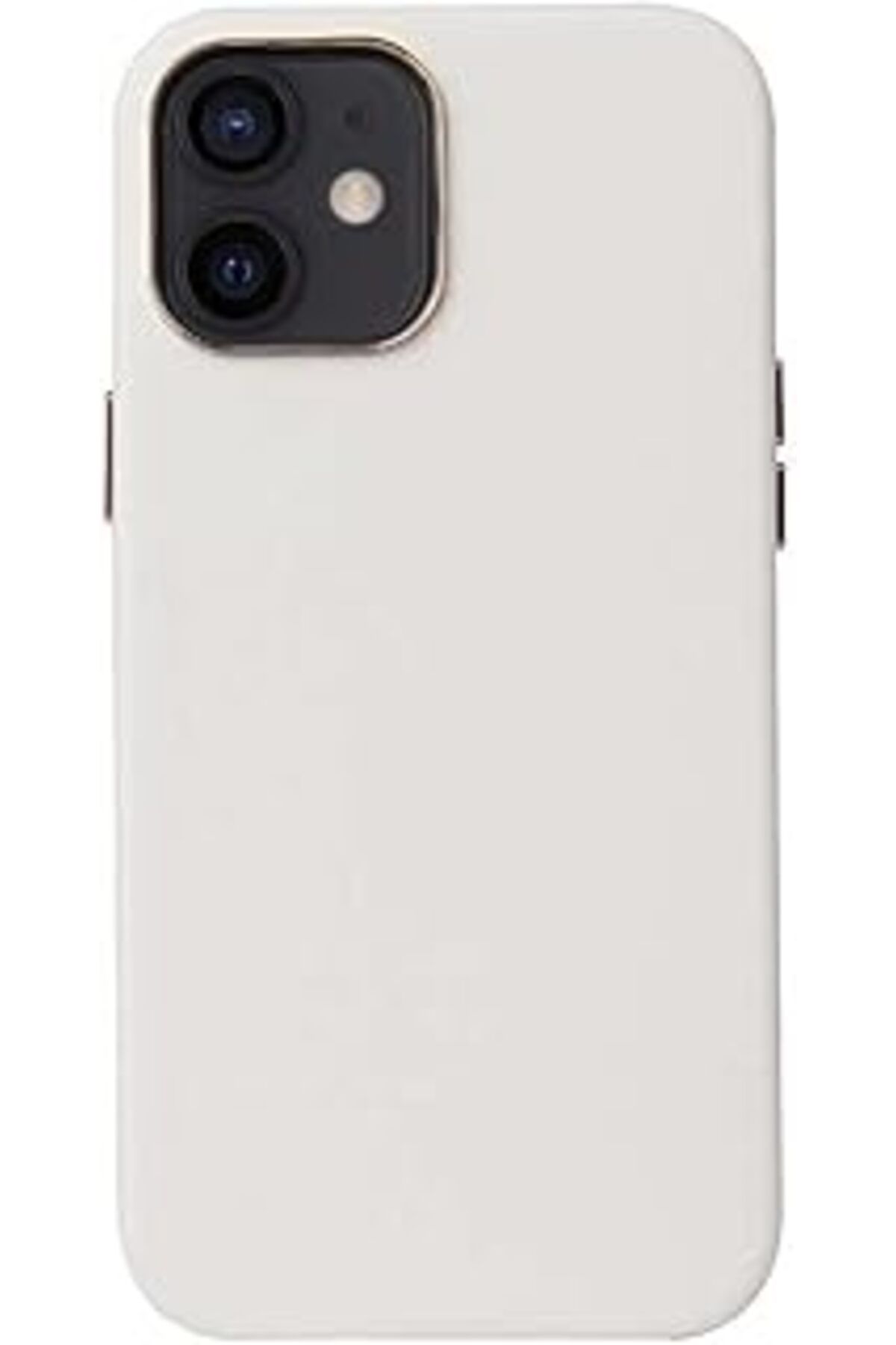 Karachil Zore Apple İle Uyumlu Iphone 12 Mini Kılıf Eyzi Kapak, Beyaz