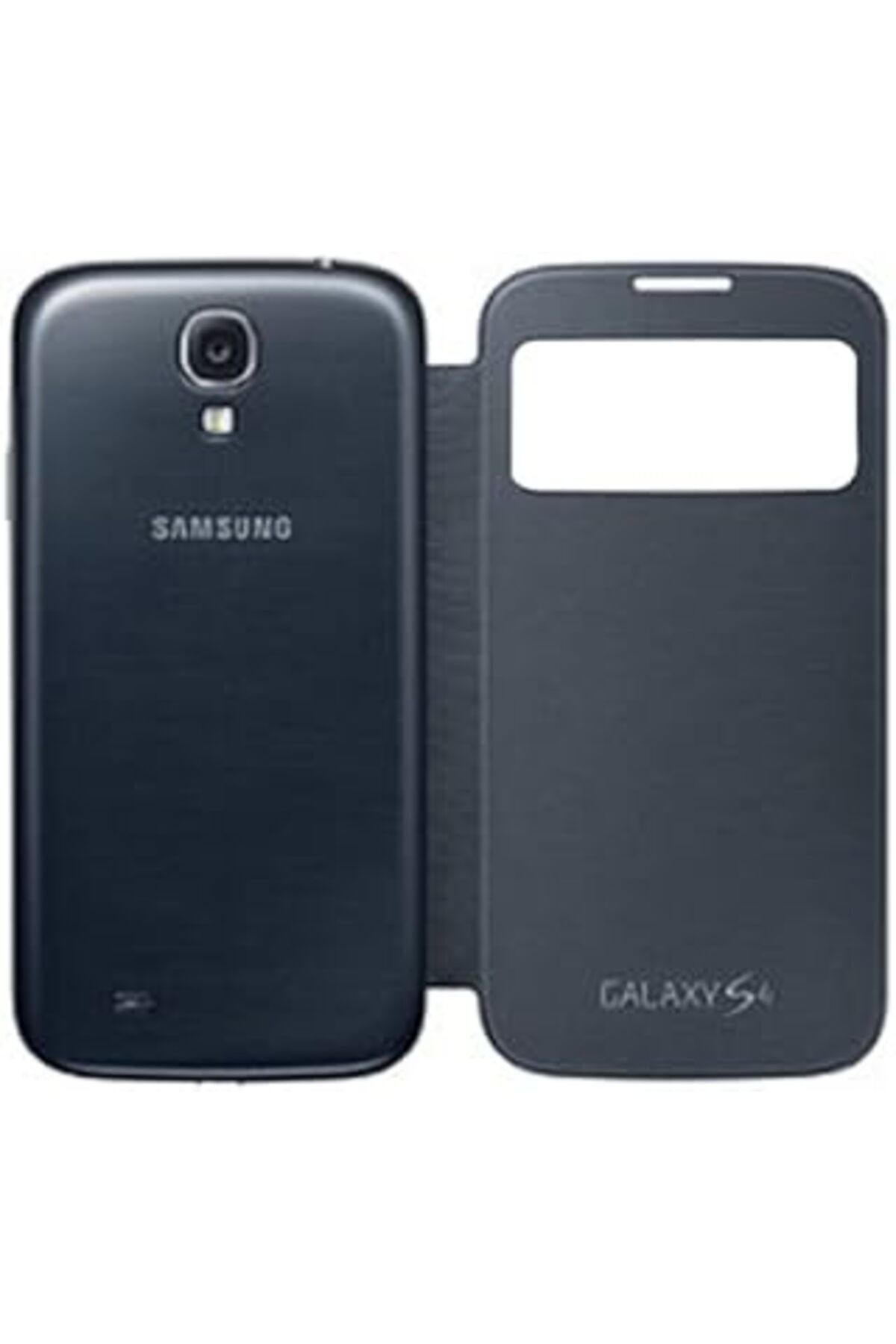 Karachil Samsung S-View Cover Ef-Ci950Bbegww, Black S4