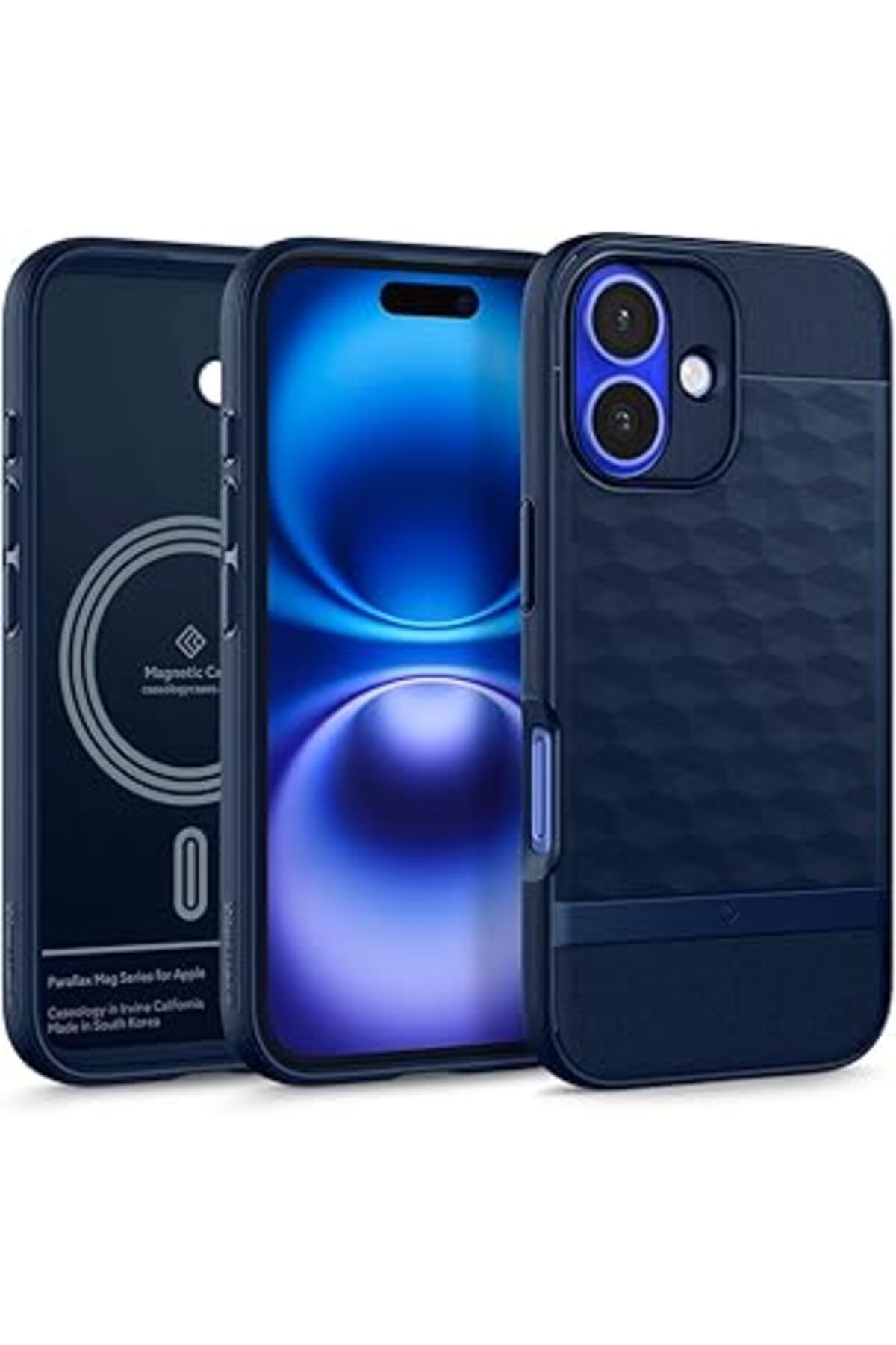 Pazarcan Caseology Iphone 16 Plus Kılıf Parallax Mag Magsafe Özellikli Midnight Blue - Acs08105