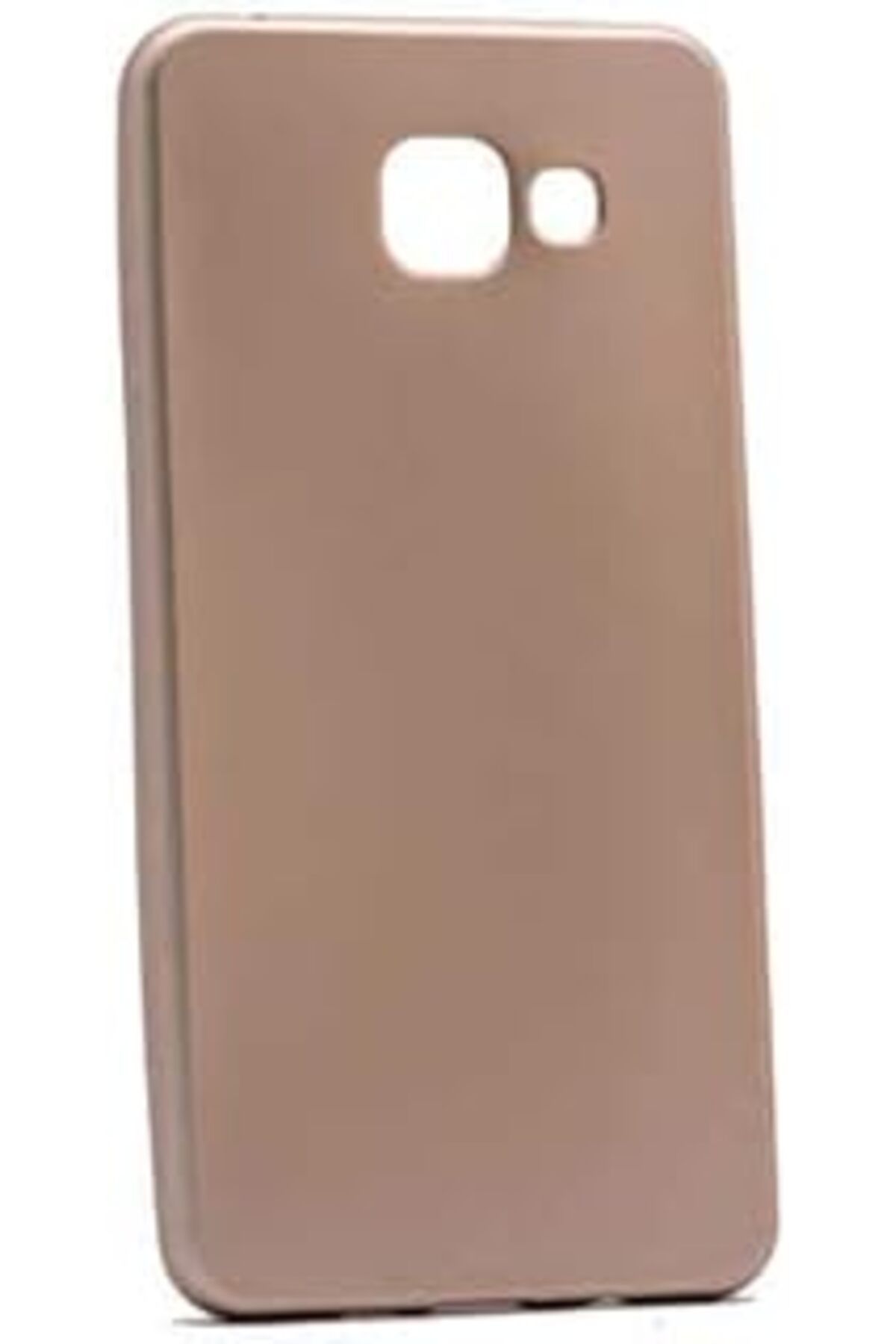 Karachil Samsung Galaxy A5 2017 Uyumlu Mat Yumuşak Silikon Kılıf (Altın Rengi)
