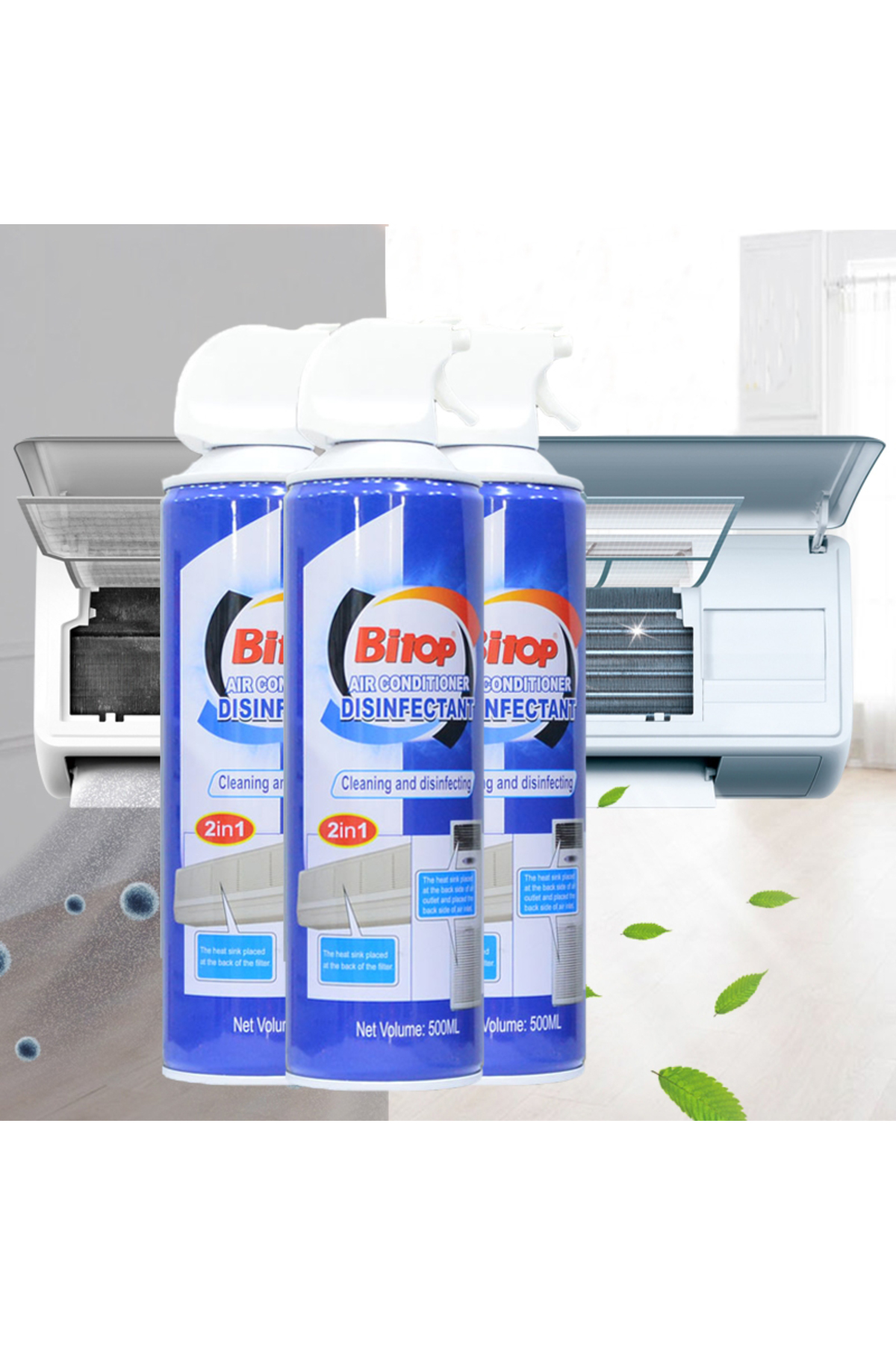 Generic 2pcs BITOP Air Conditioning Cleaner- Trendyol