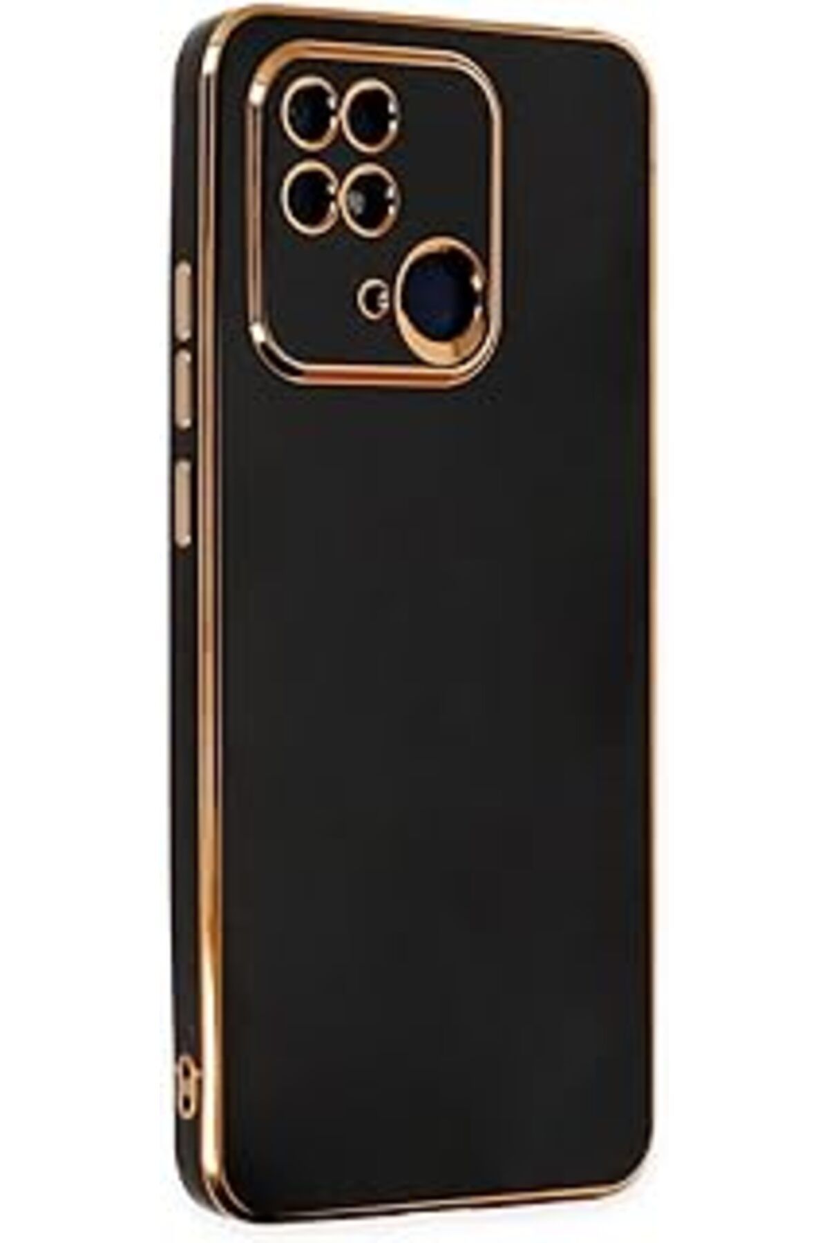 Karachil Microsonic Xiaomi Poco C40 Için Kılıf Olive Plated Siyah [Poco C40 Ile Uyumlu Kılıf - Siyah]