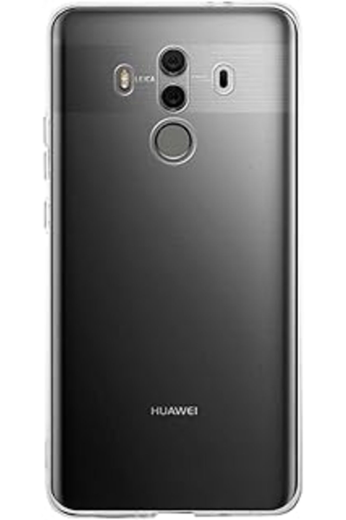 Karachil Kzy İletişim Huawei Mate 10 Pro Ile Uyumlu Kapak 1Mm Şeffaf Silikon Kılıf