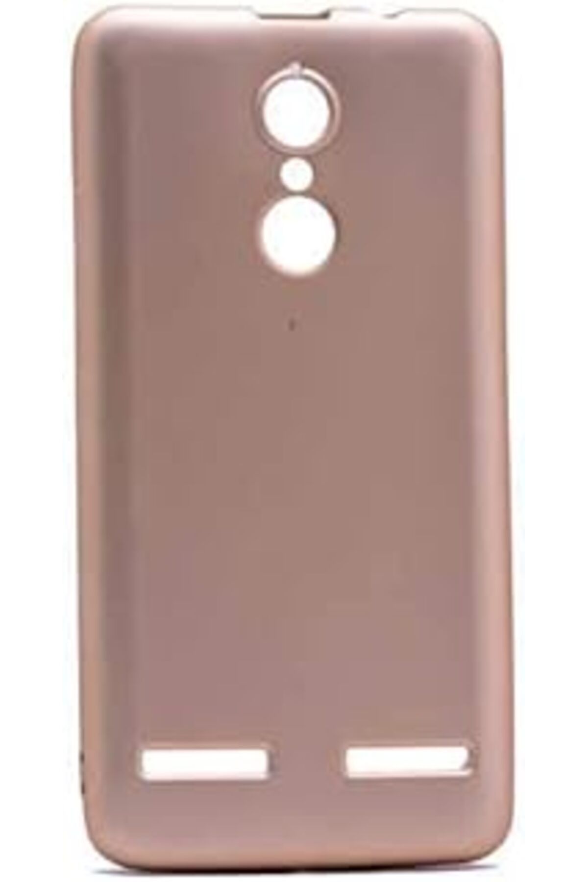 Pazarcan K6 Note Uyumlu Mat Yumuşak Silikon Kılıf (Altın Rengi)