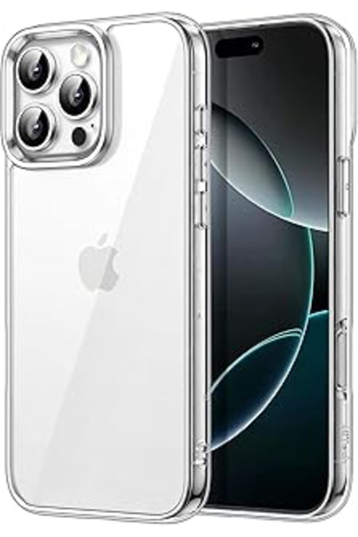 Karachil Teknosepetim Iphone 16 Pro Max Uyumlu Şeffaf Silikon Kılıf Darbeye Çizilmeye Karşı İnce Iphone 16 P
