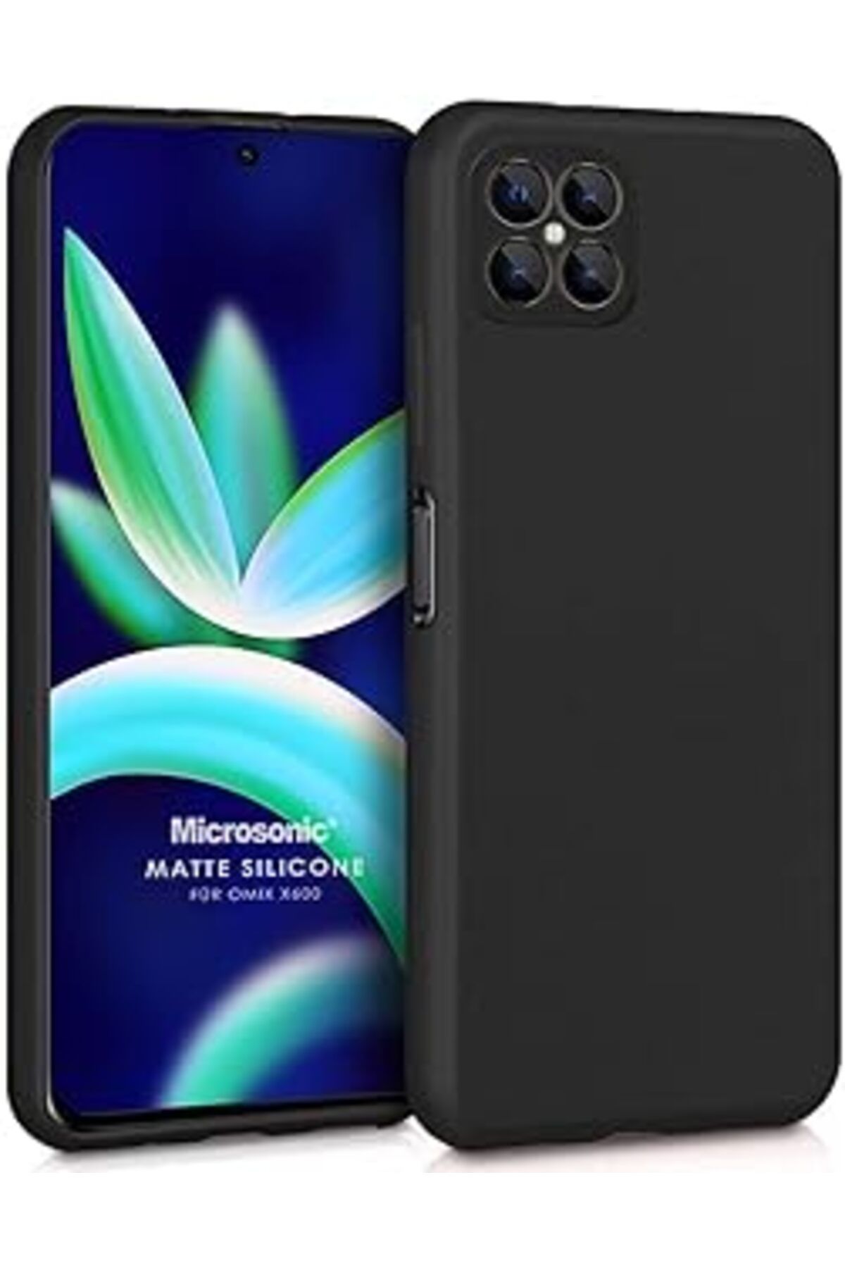 Karachil Microsonic Matte Silicone Omix X600 Için Kılıf Siyah [X600 Ile Uyumlu Kılıf - Siyah]