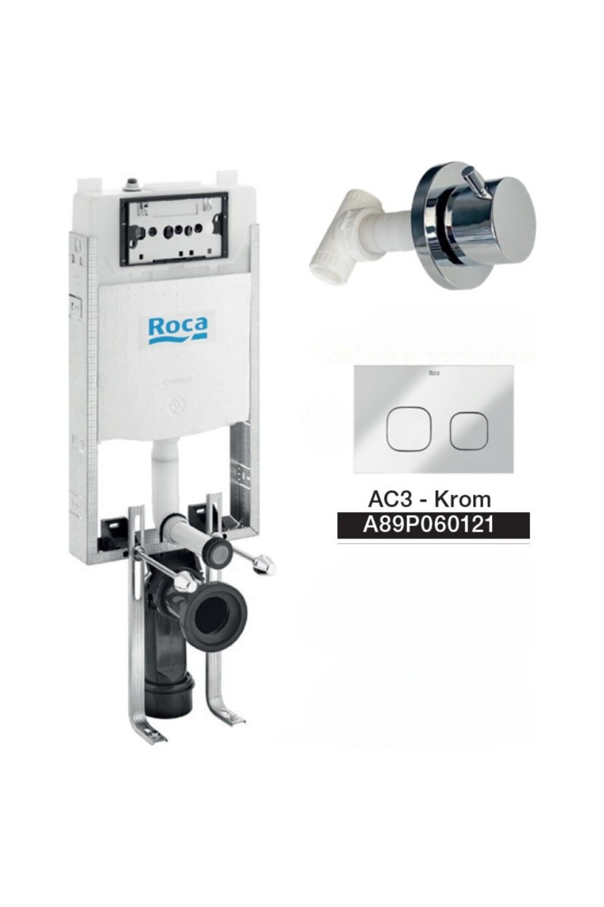 Roca Active One Gömme Rezervuar Seti, Krom - A89P060121