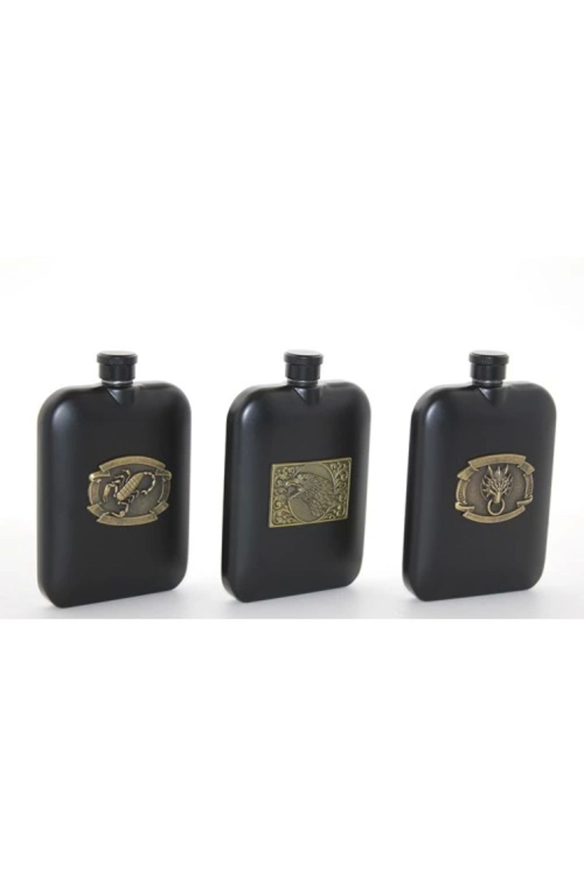 Zayla Paslanmaz Çelik Kabartmalı Tekli 6 Oz Matara
