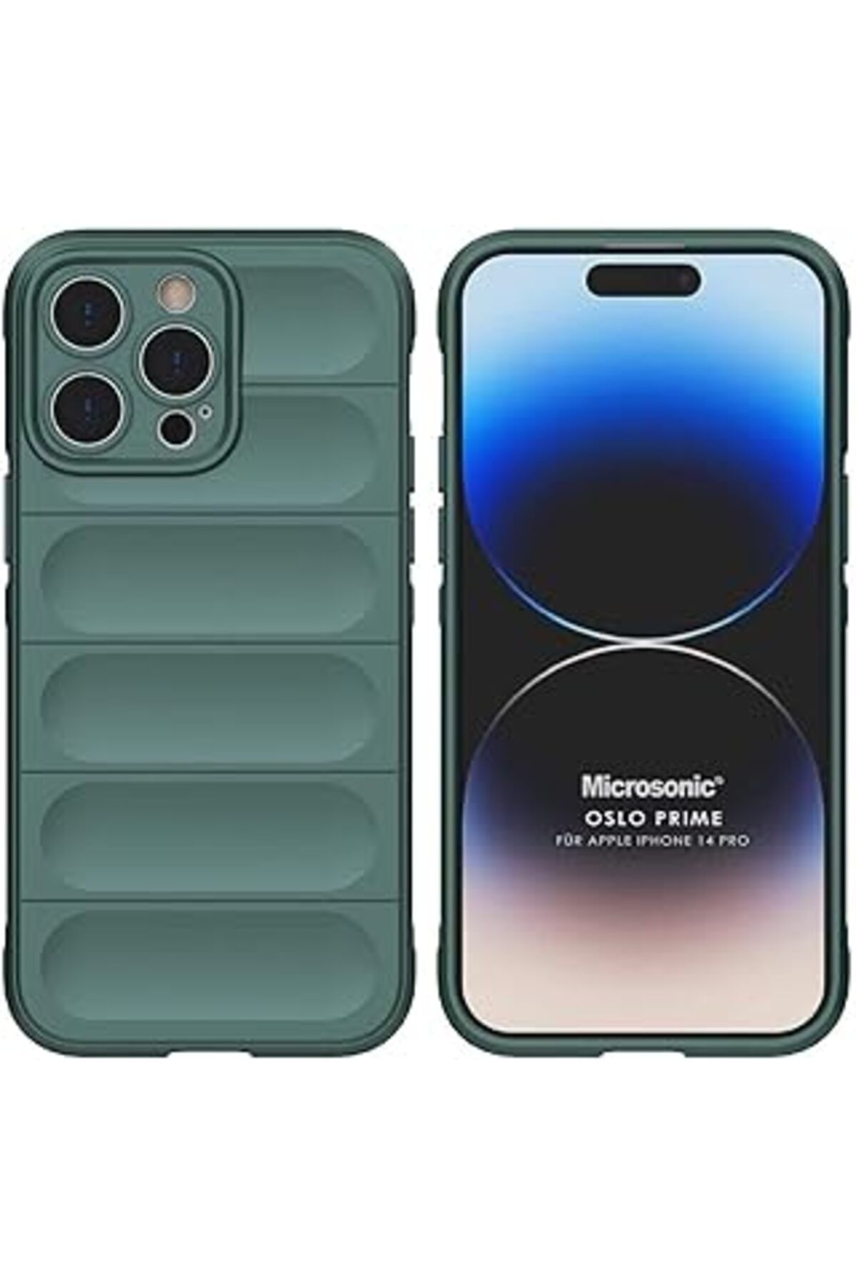 Karachil Microsonic Apple Iphone 14 Pro Için Kılıf Oslo Prime Yeşil [Iphone 14 Pro Ile Uyumlu Kılıf - Yeşil]