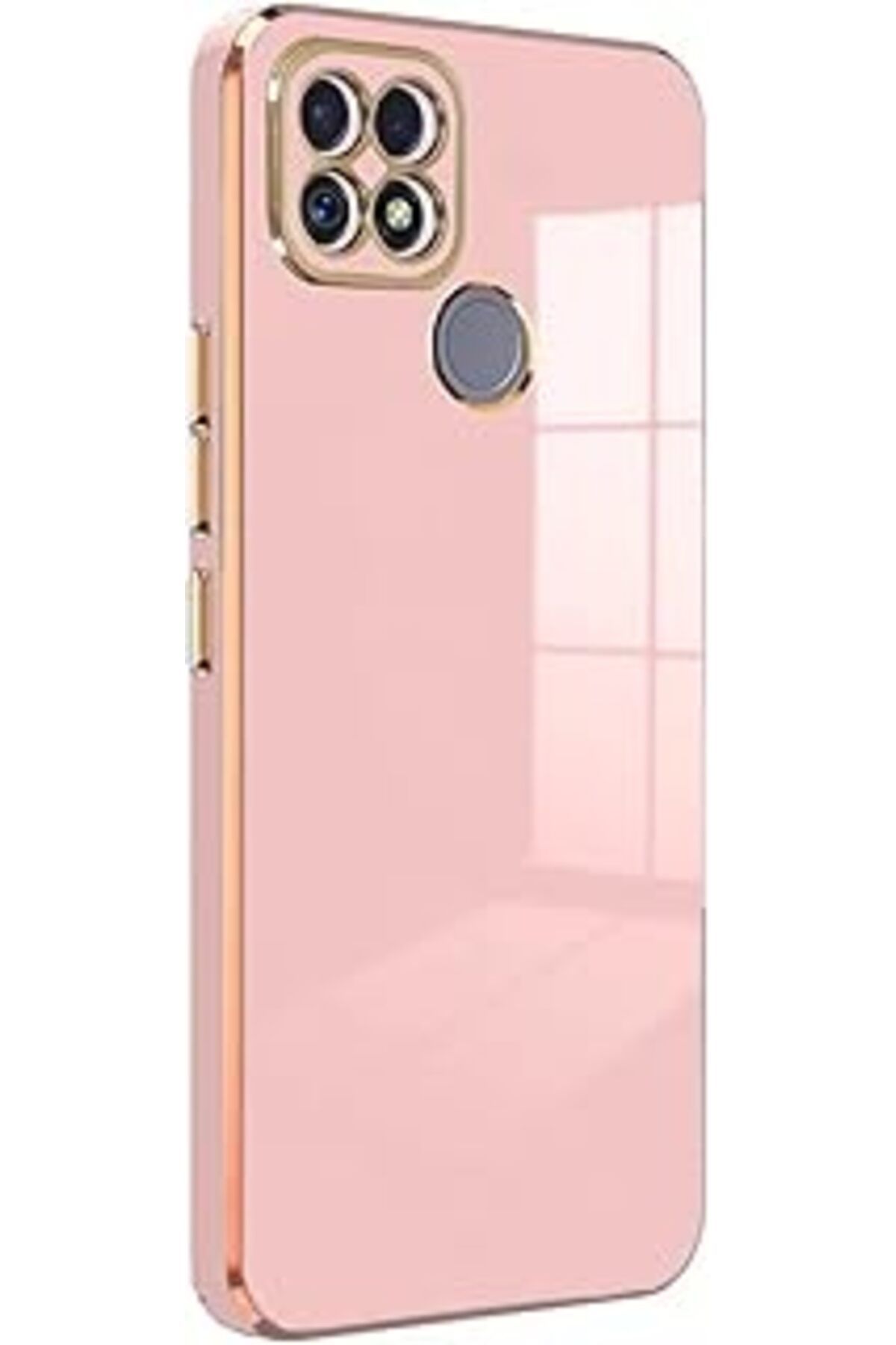 Karachil Microsonic Realme C25 Için Kılıf Olive Plated Pembe [Realme C25 Ile Uyumlu Kılıf - Pembe]