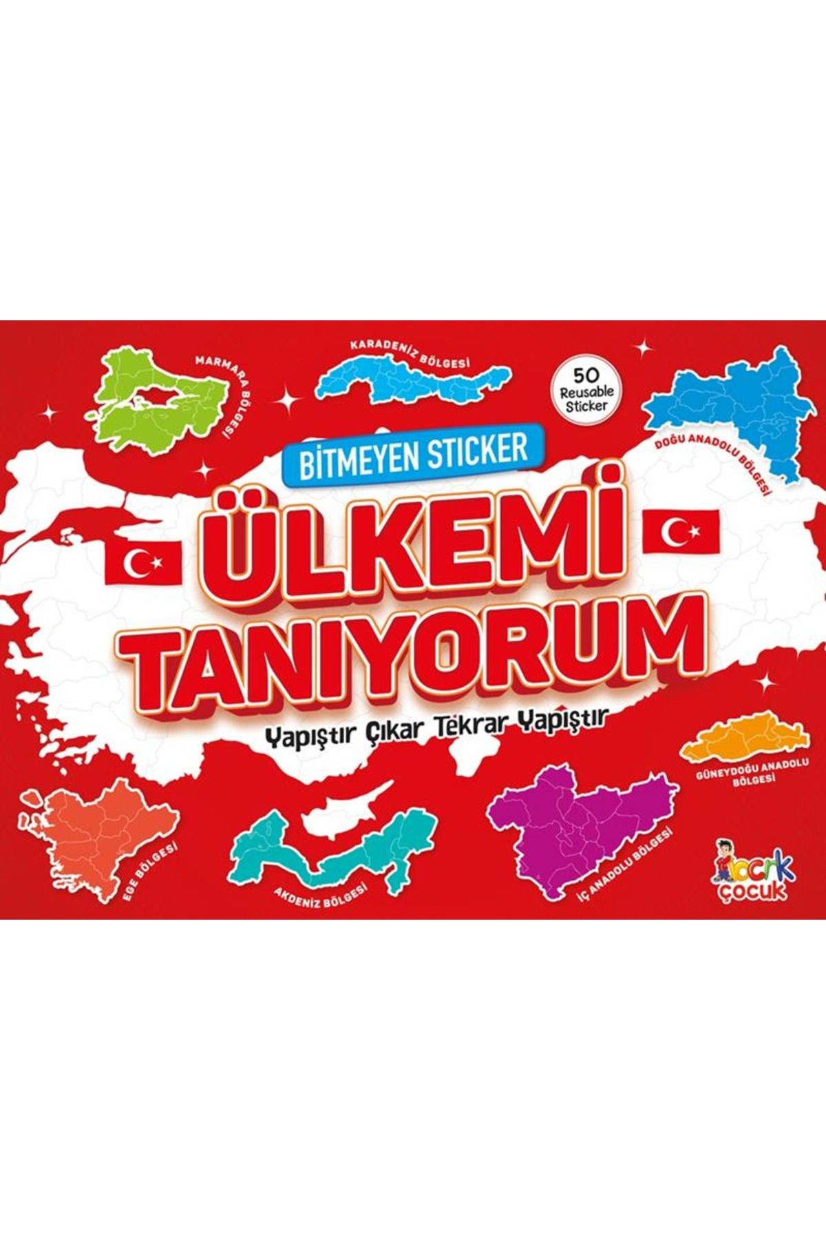 gnsstore Bcrk Bitmeyen Sticker Ülkemi Tanıyorum