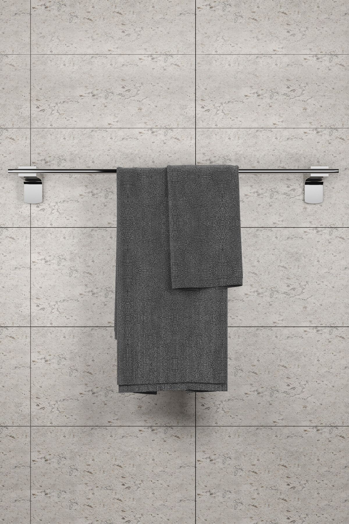 Ahlez Premium Paslanmaz Uzun Havluluk 48cm