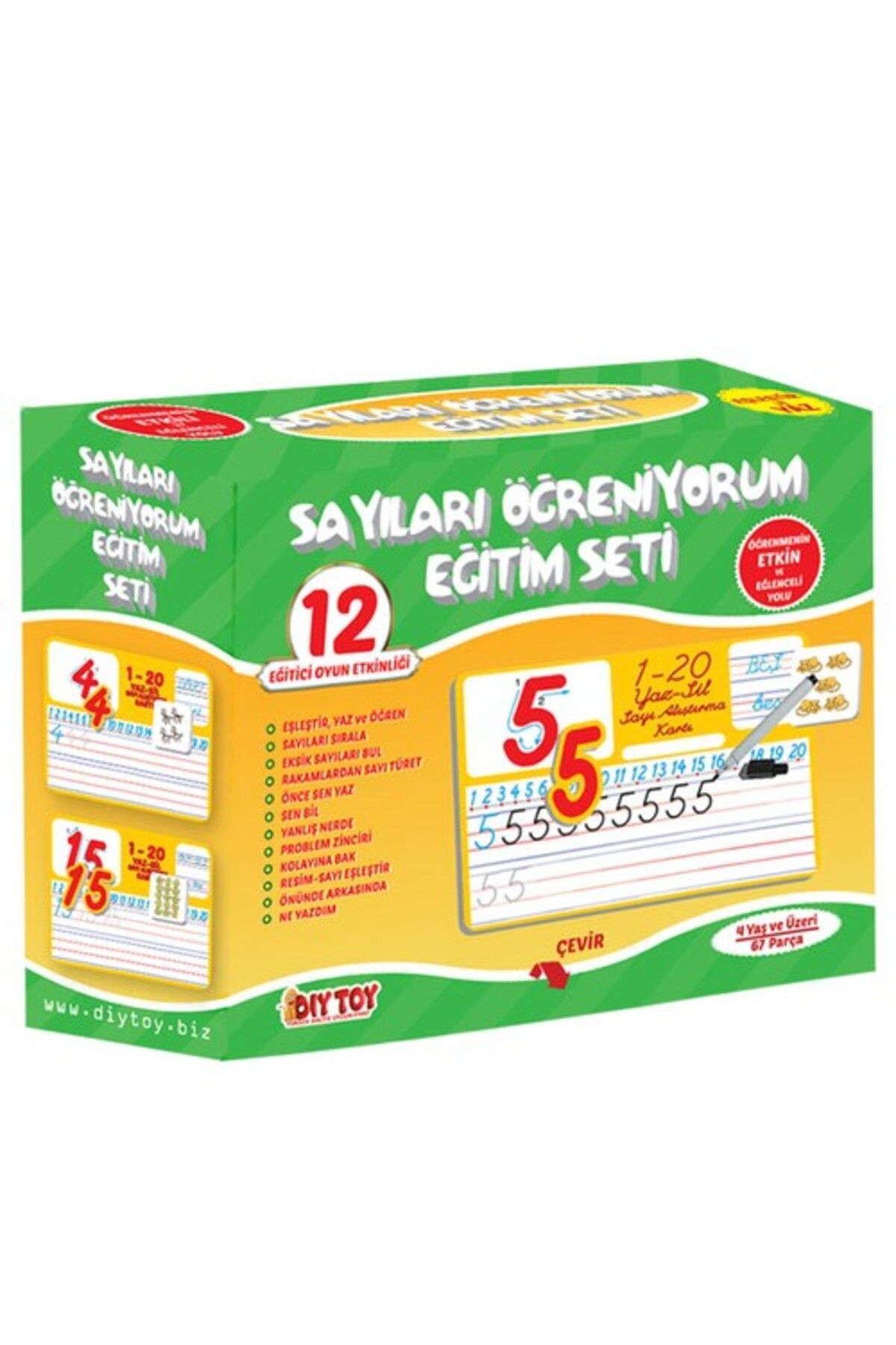 gnsstore Dıytoy Sayıları Öğreniyorum 67Prç 4+ Say9222