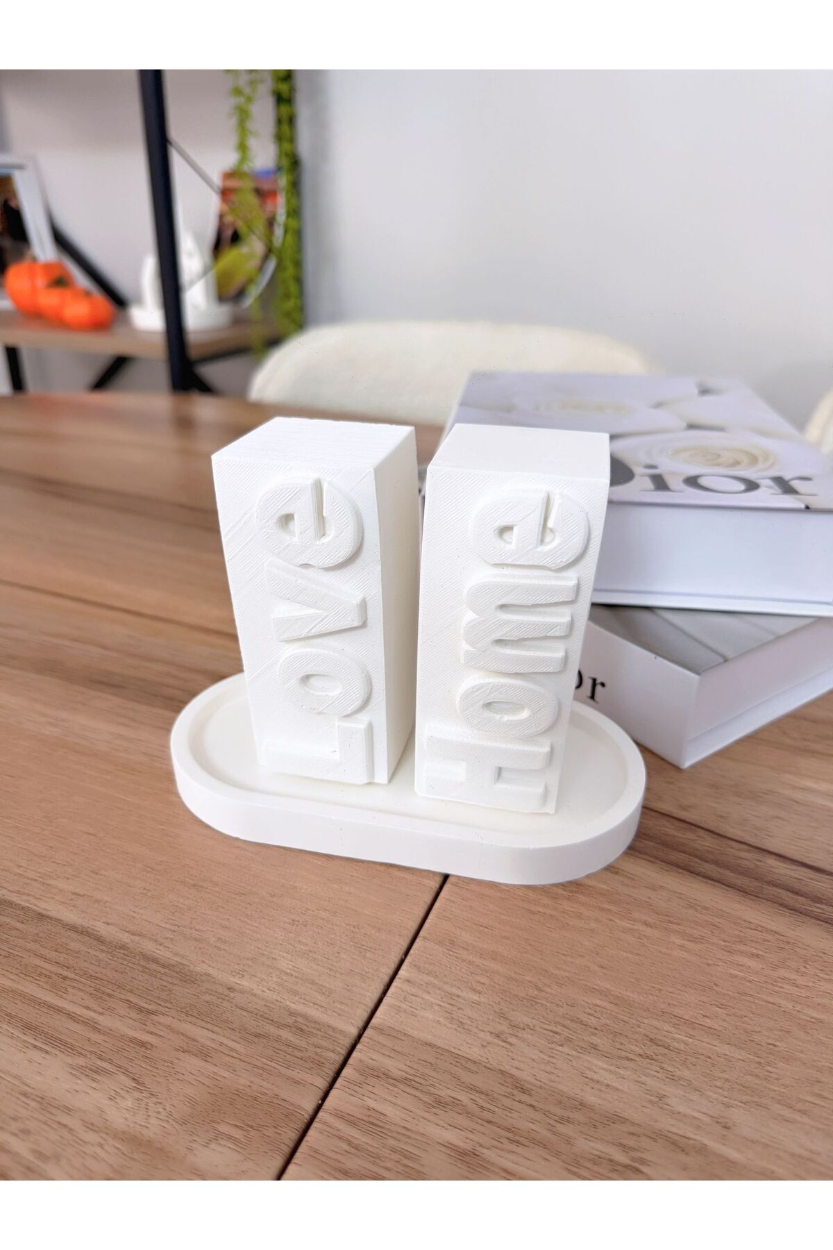 Deslina Dekoratif 3lü Love-Home Dekorasyon obje / Ev & Ofis