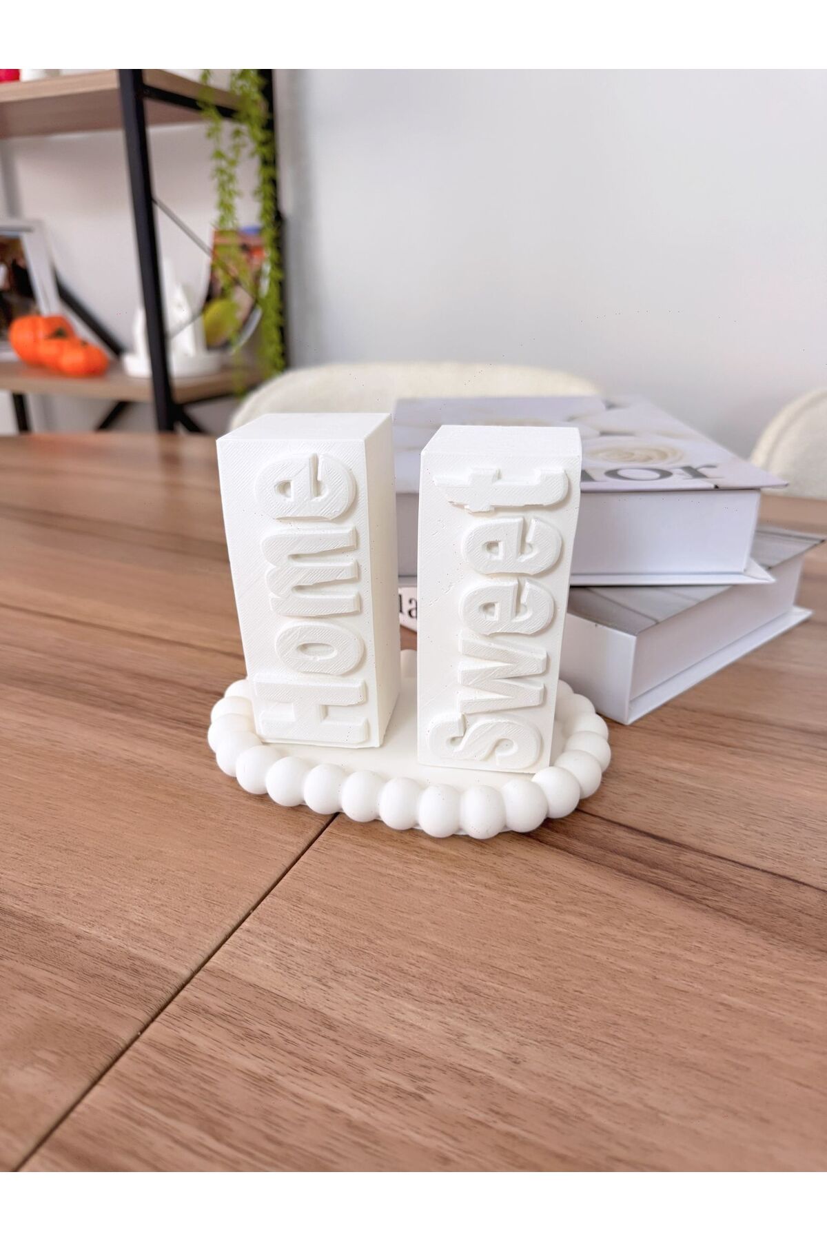 Deslina Dekoratif 3lü Home Sweet Dekorasyon obje / Ev & Ofis
