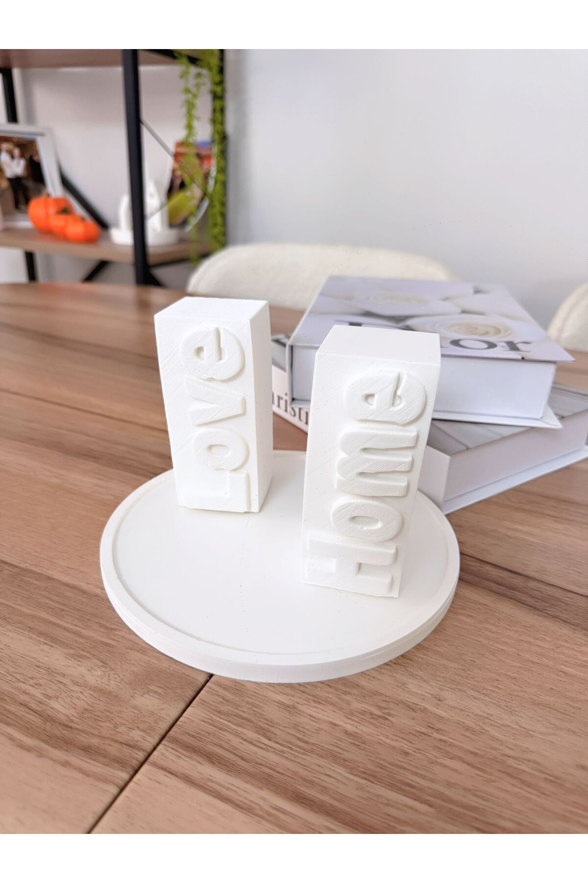 Deslina Dekoratif 3lü Love-Home Dekorasyon Obje / Ev & Ofis
