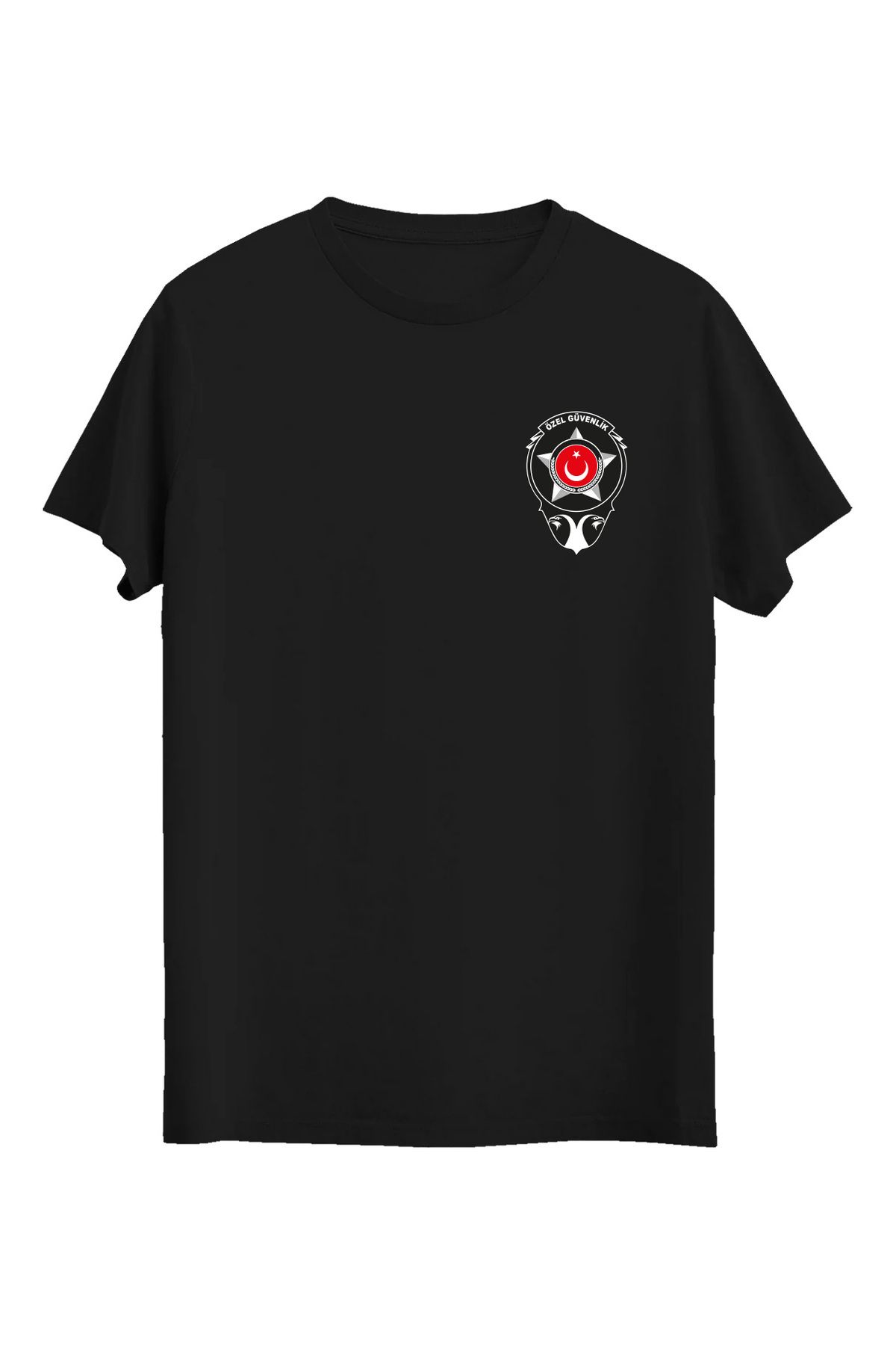srcmarket Özel Güvenlik (Sadece Tshirt Önü) Baskılı Unisex Tshirt