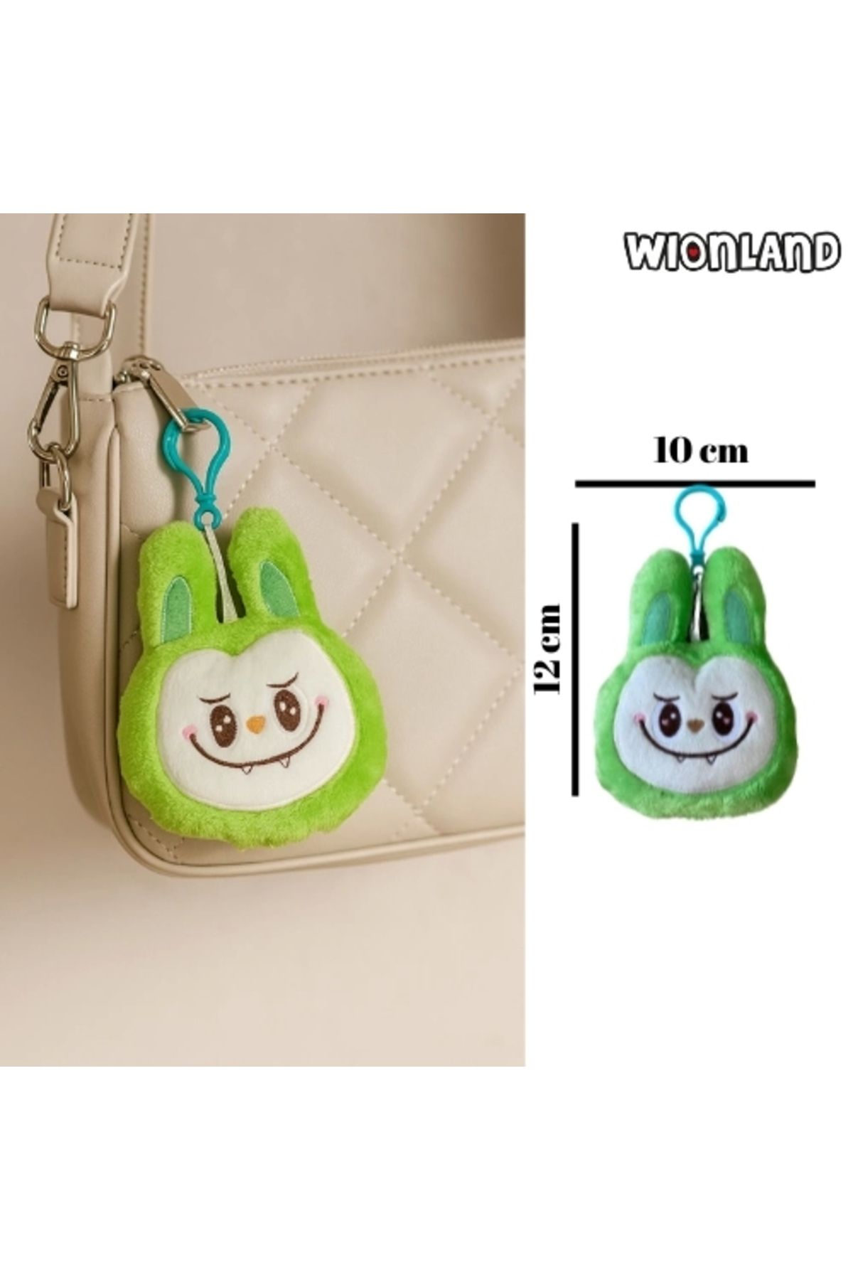 Wionland Labuni Yeşil Peluş Anahtarlık