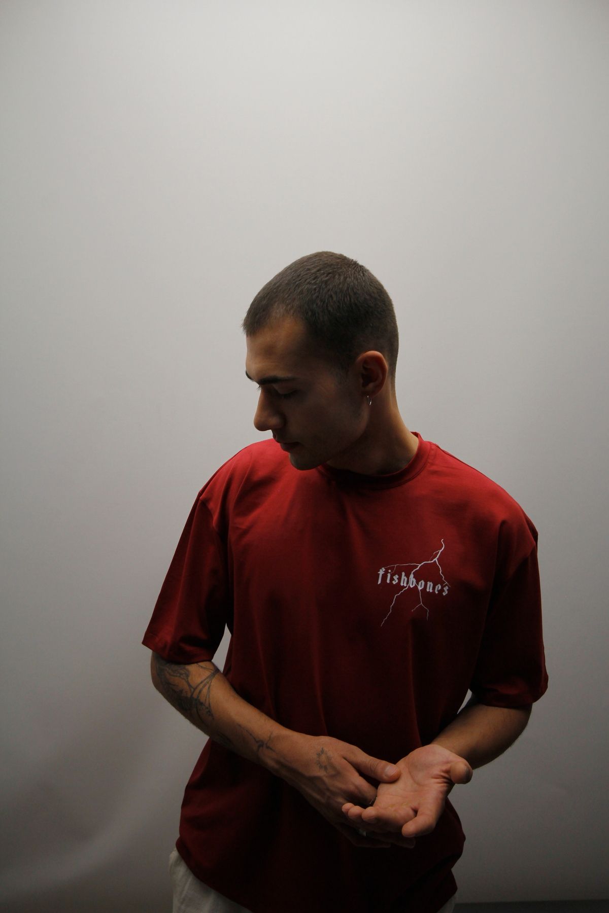 Fishbones Unisex Oversize 'Mental Disorder' Geniş Kalıp Tişört