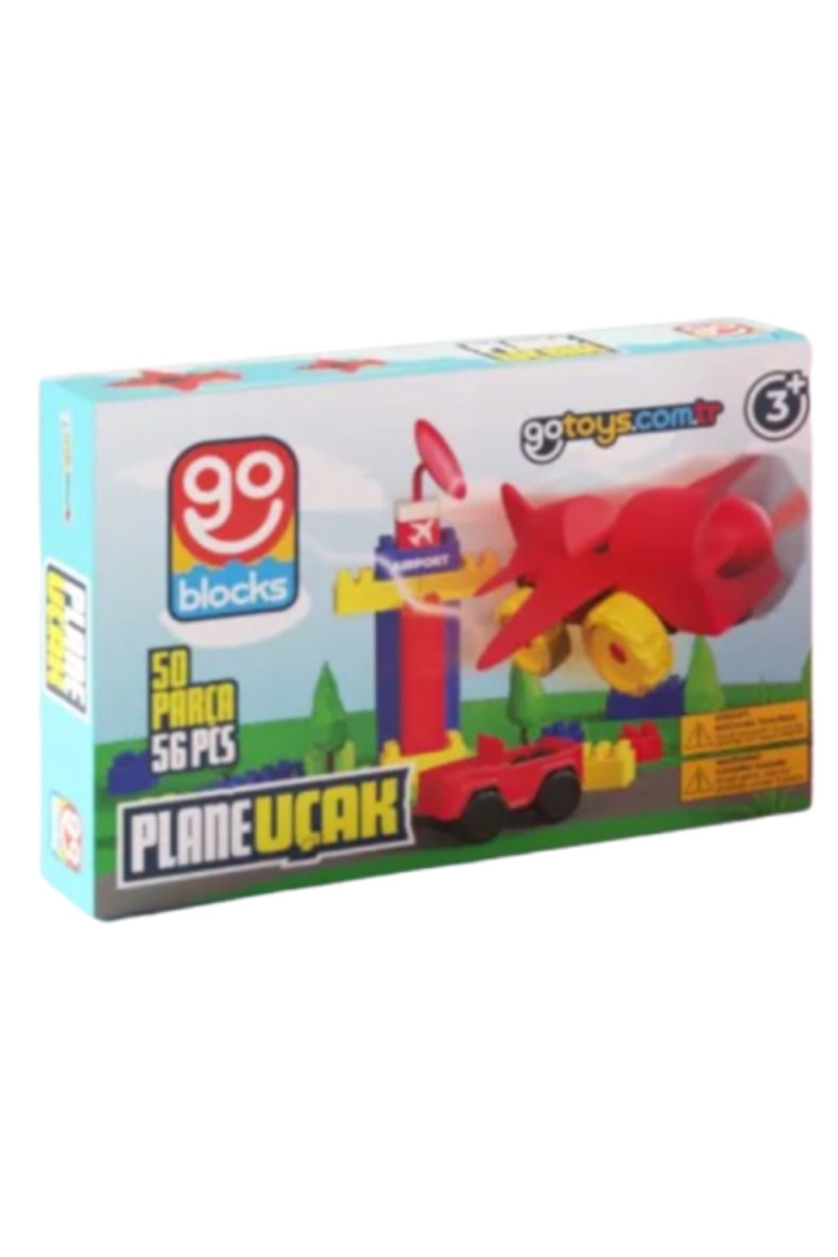 gnsstore Gotoys Uçak Yapı Bloğu 56 Parça