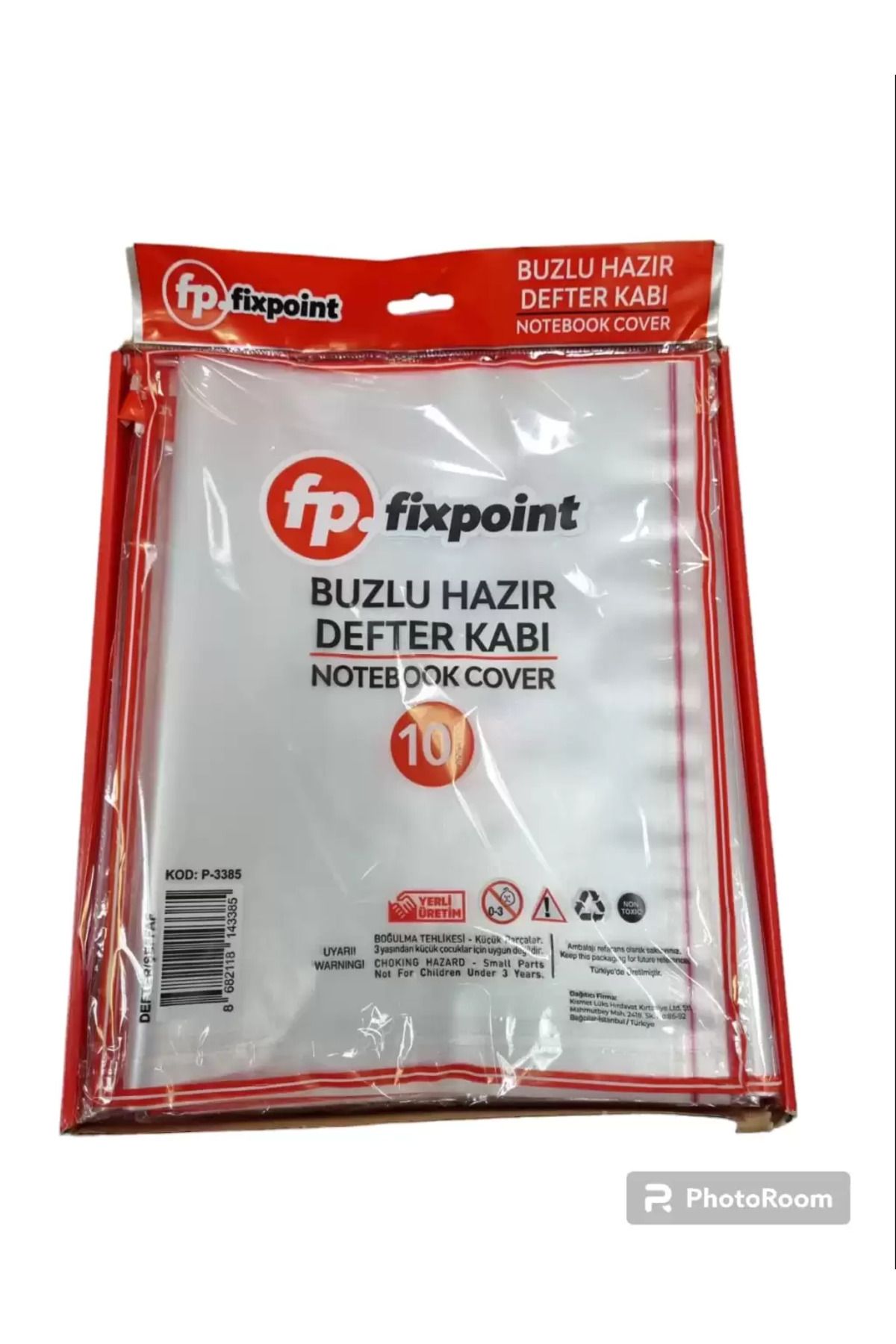 gnsstore Hazır Kitap Defter Kabı 10 Lu Şeffaf Renk