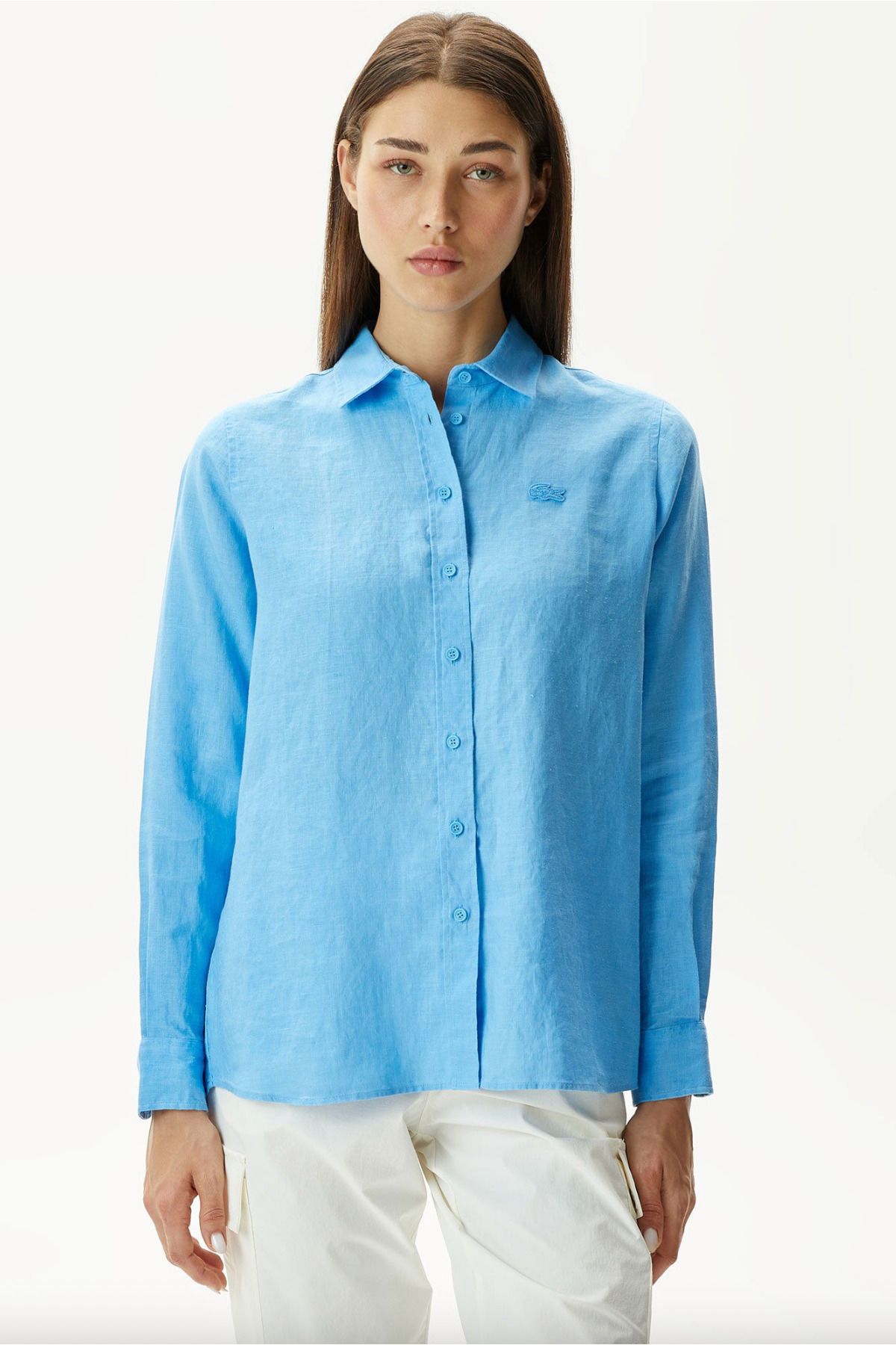 Lacoste Oversized Poplin Shirt