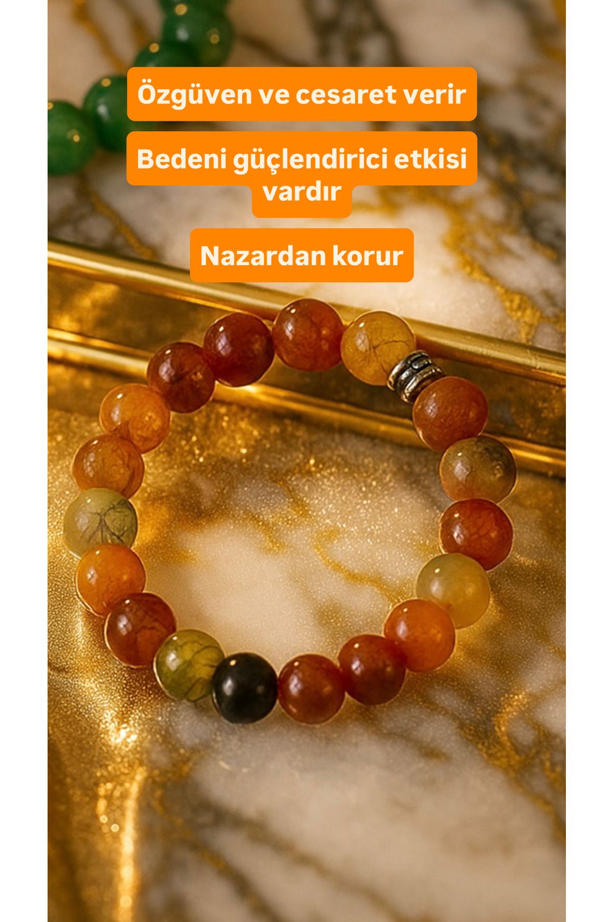 MODA Akik Taşı Cesaret Veren Doğal Enerji💕 Nazara Karşı Şifalı Koruma