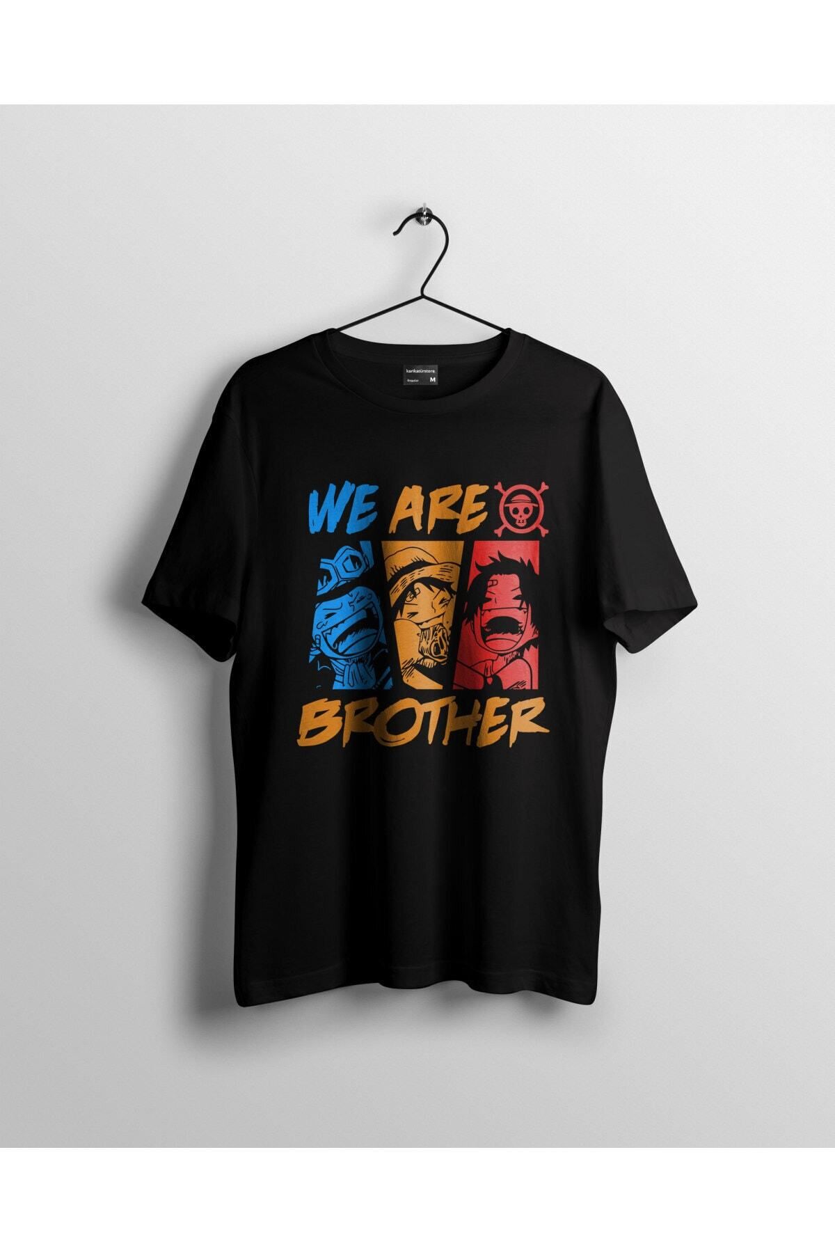 Miba Store One Piece We Are Brother Baskılı Anime Tişört