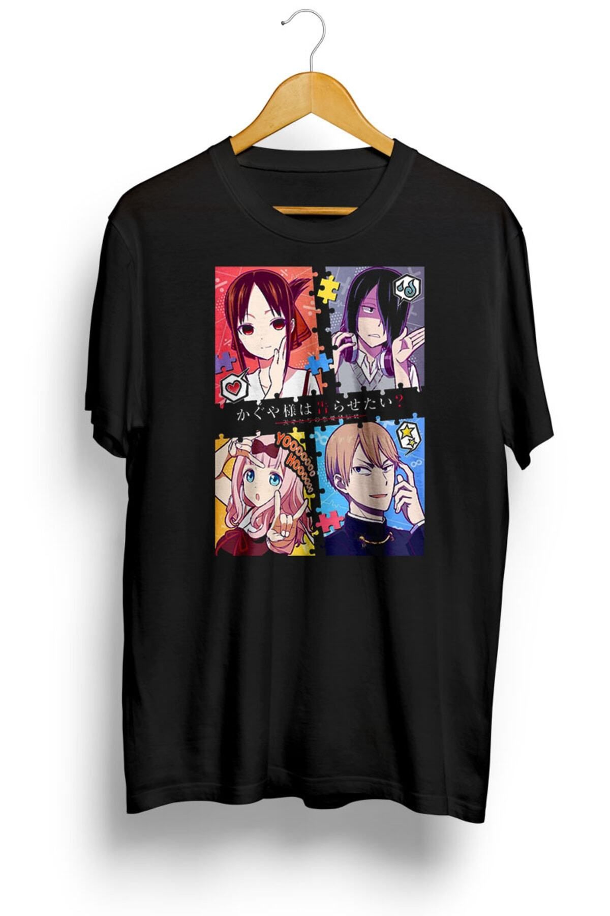Miba Store Kaguya Puzzle Anime Baskılı Tişört