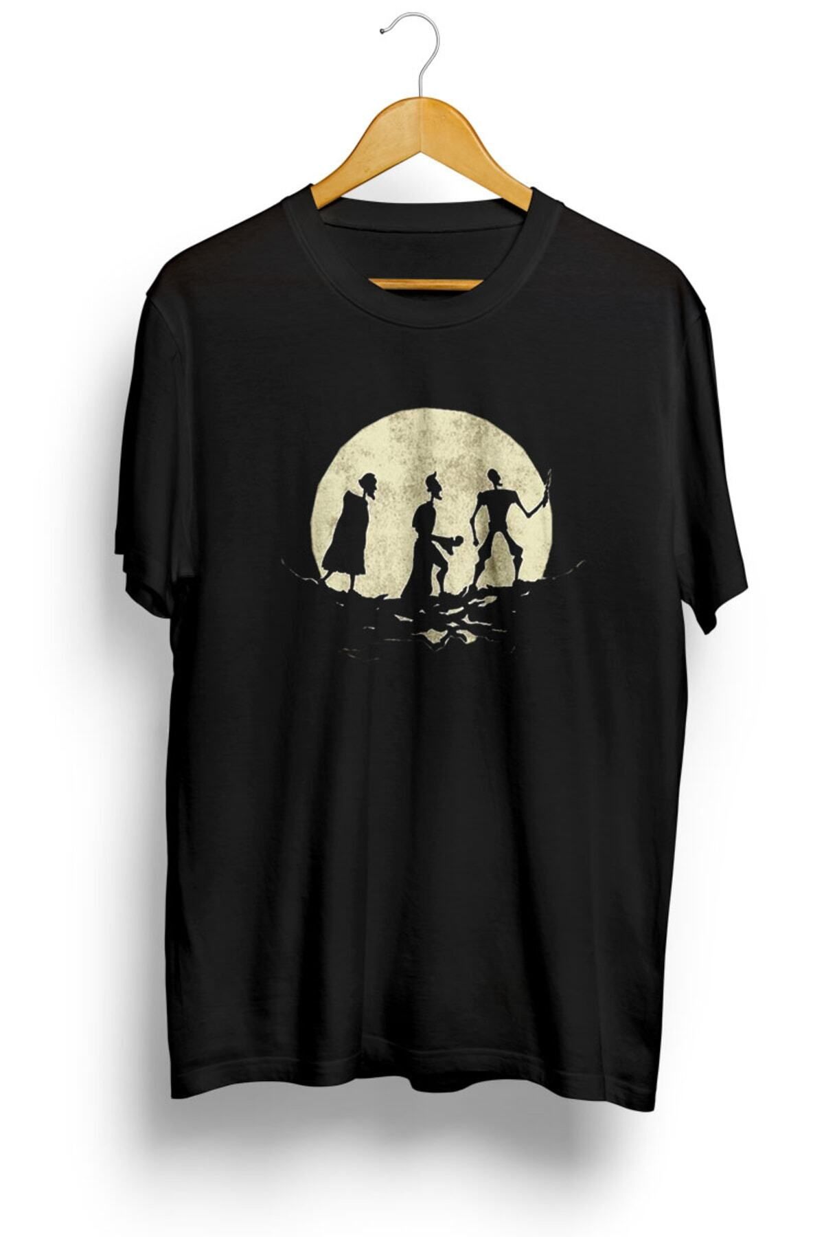 Miba Store Harry Potter - Moon Steps Baskılı Tişört