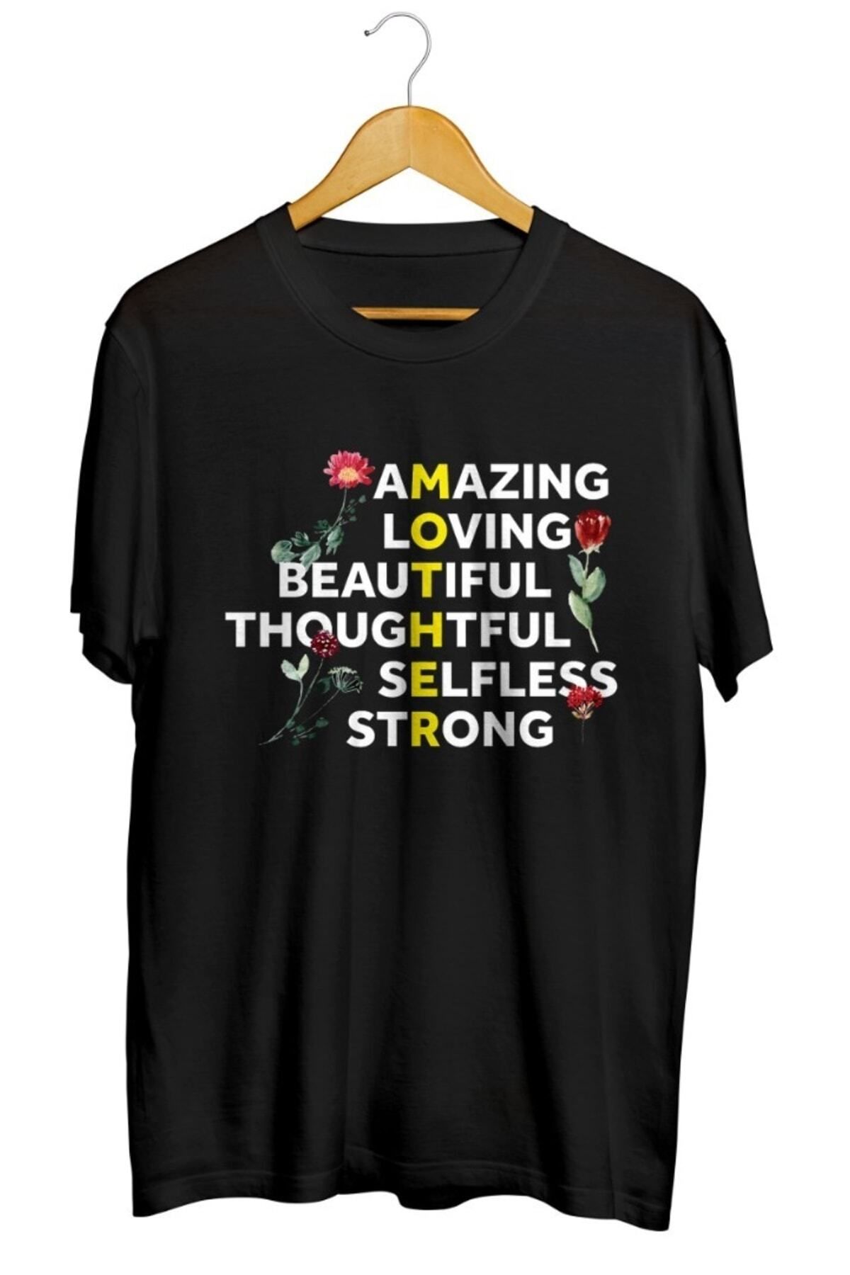 Miba Store Anneler Günü Baskılı Unisex Tişört