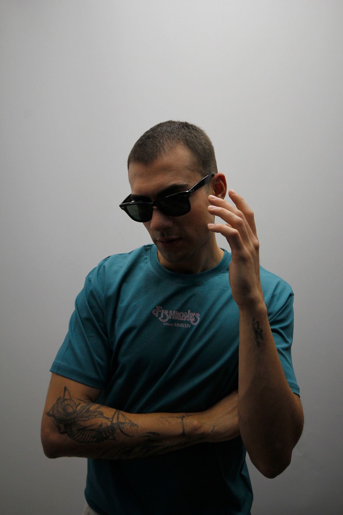 Fishbones Unisex Oversize 'Athletic Dept' Geniş Kalıp Tişört
