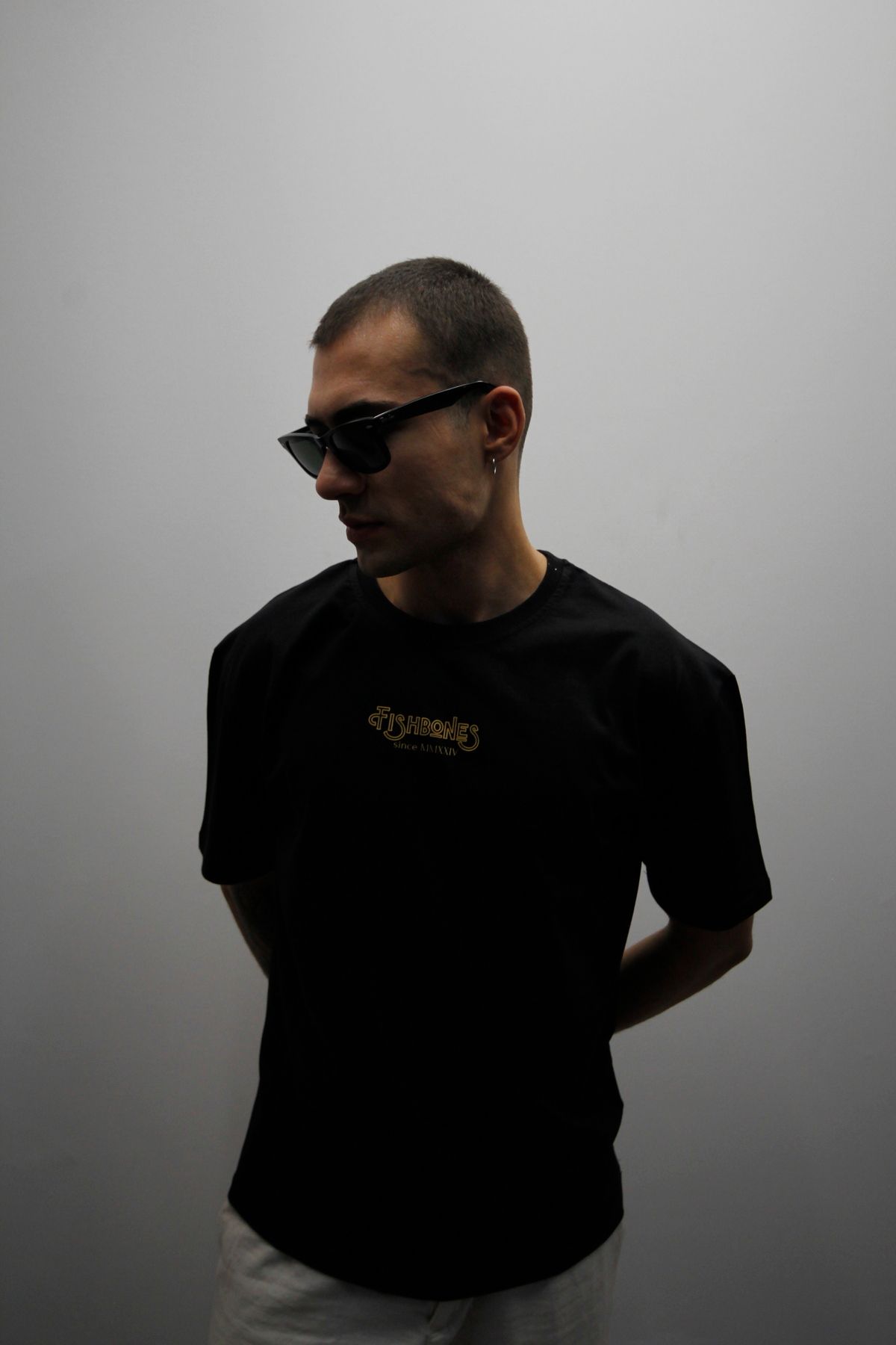 Fishbones Unisex Oversize 'Athletic Dept' Geniş Kalıp Tişört