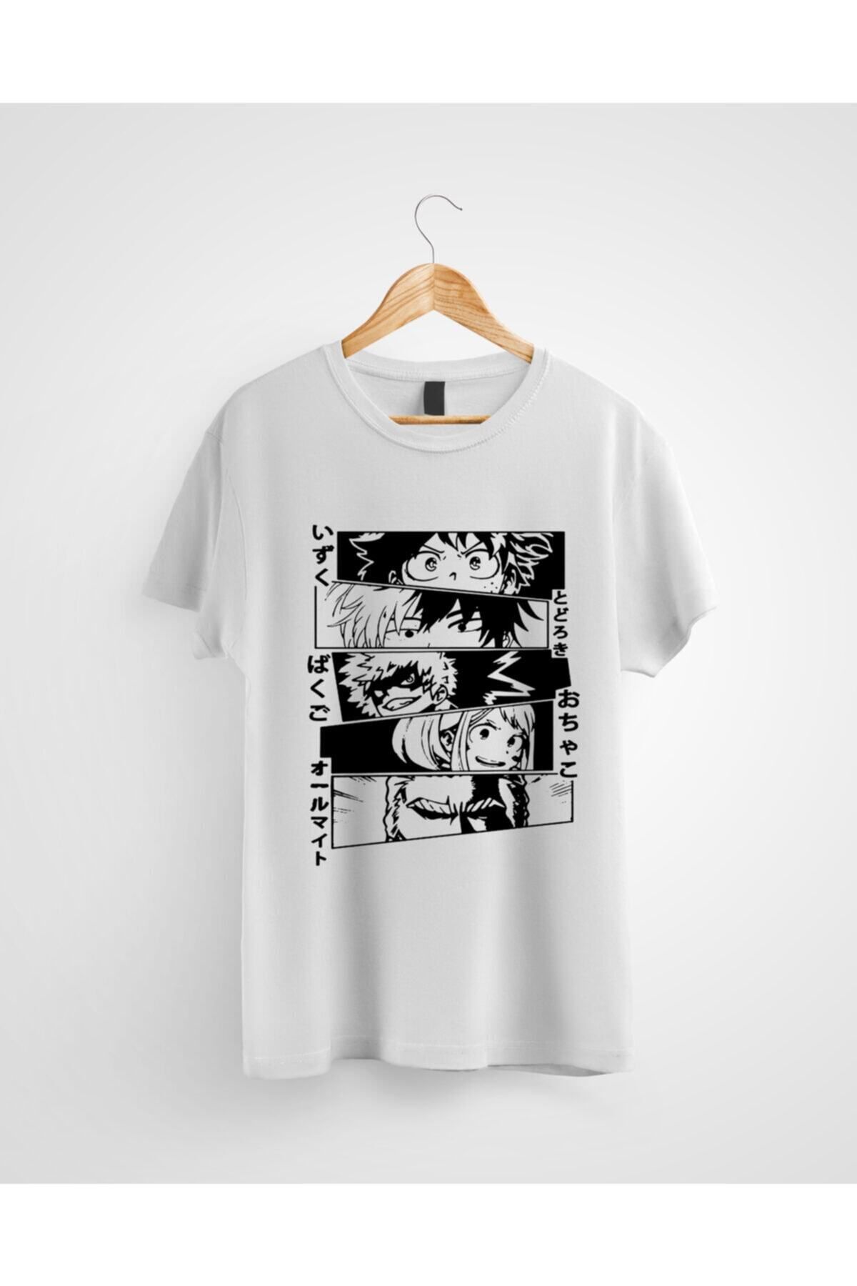 Miba Store My Hero Academia Team Baskılı Anime Tişört