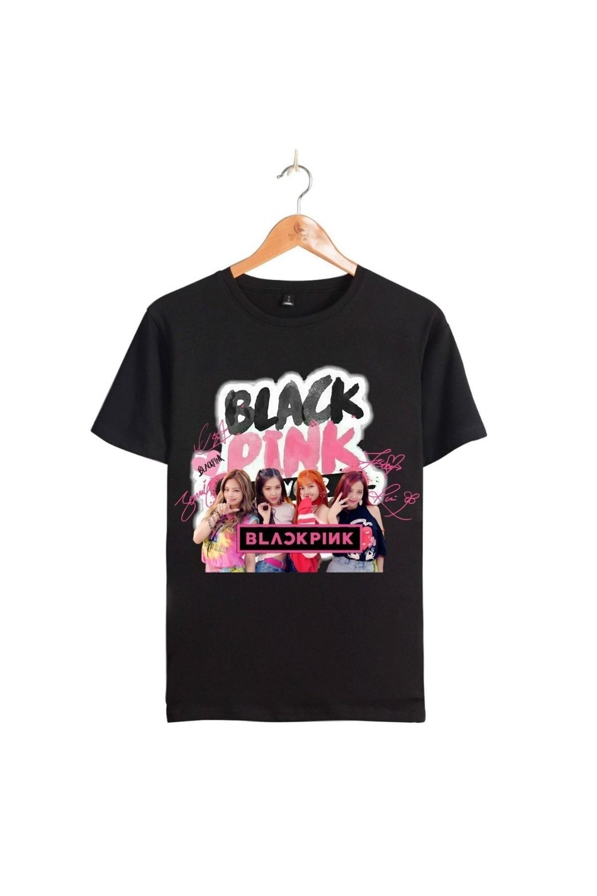 Hunors Sportswear & Company Blackpınk K-pop Güney Kore Müzik Grubu Imzalı Baskılı Tişört