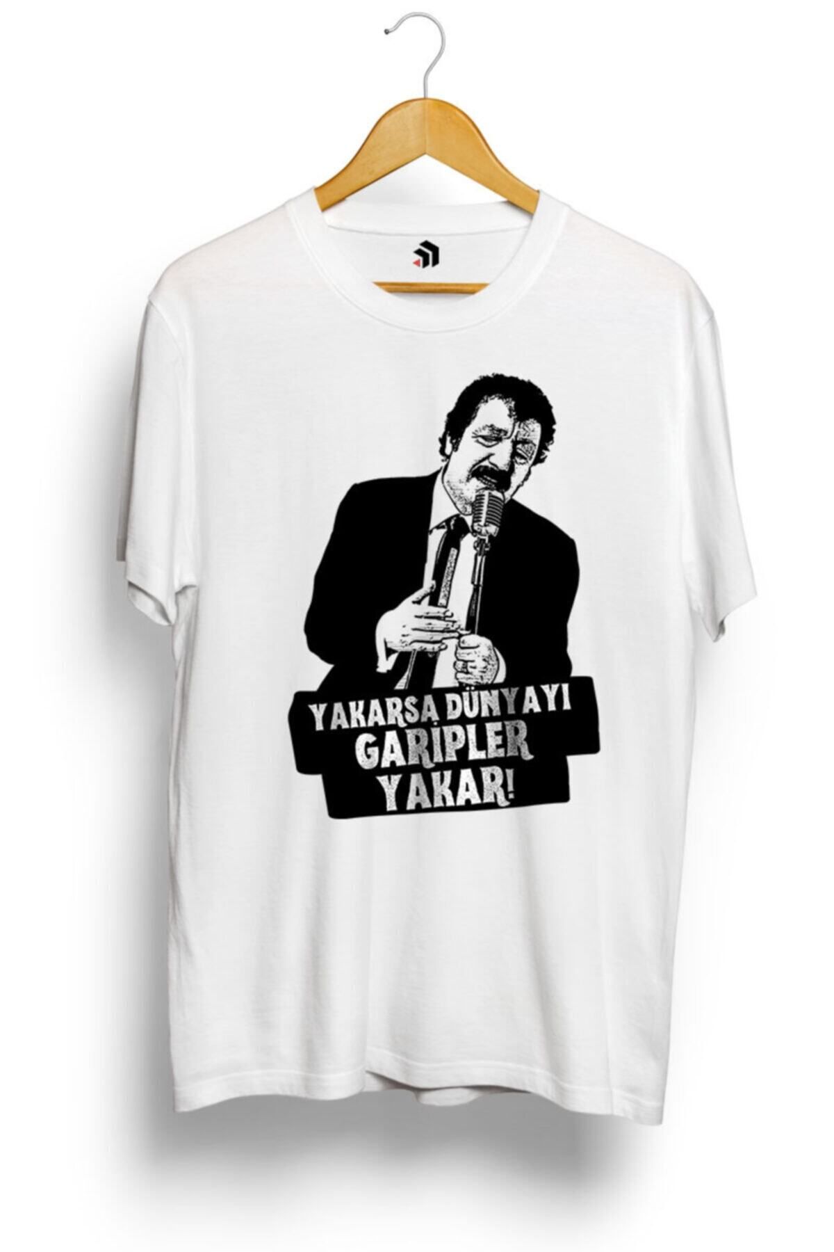 Miba Store Yakarsa Dünyayı Garipler Yakar - Müslüm Gürses Baskılı Tişört