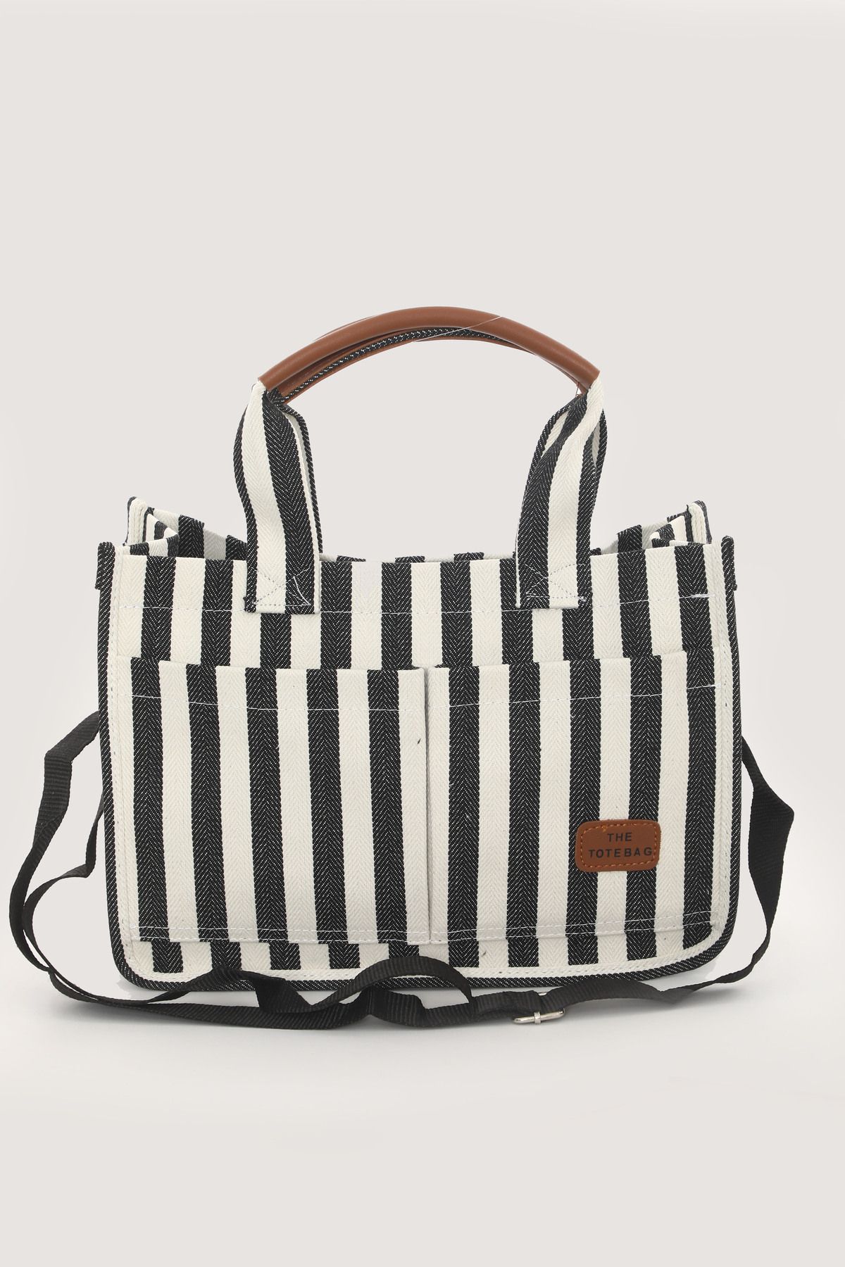 By-Kuss Sailor Çizgili Tote Çanta