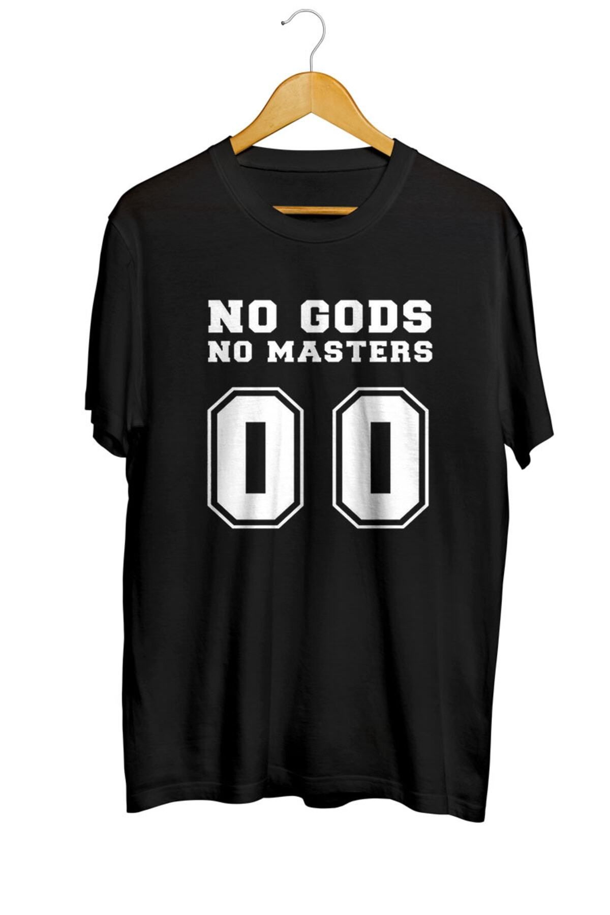 Miba Store No Gods, No Masters Baskılı Tişört