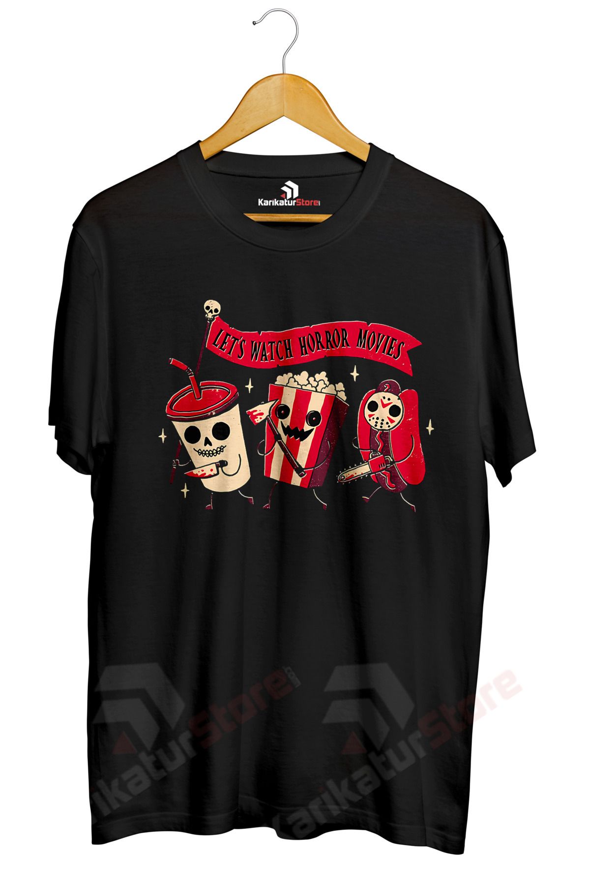 Miba Store Midnight Movie Tasarımlı Baskılı Tişört