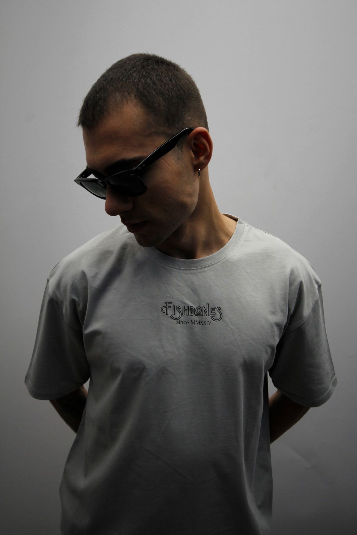 Fishbones Unisex Oversize 'Athletic Dept' Geniş Kalıp Tişört