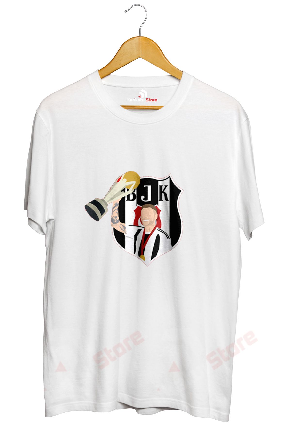 karikatürstore İmmobile Tasarımlı Baskılı Tişört