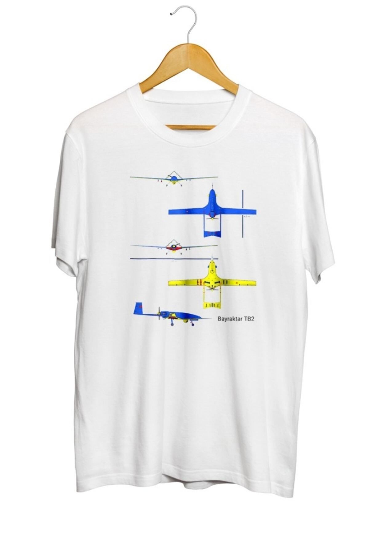 Miba Store Bayraktar Tb2 Baskılı Unisex Tişört