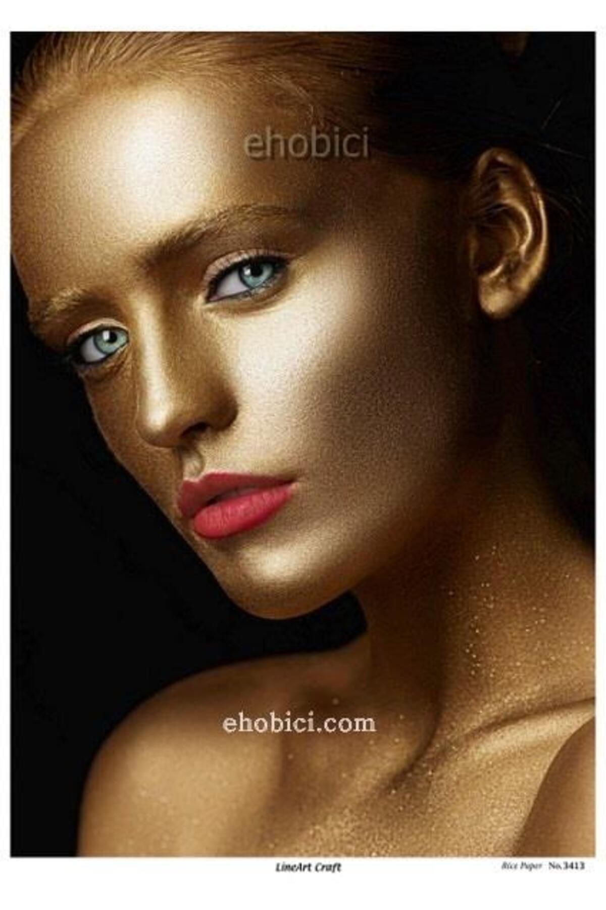 ehobici Lineart Pirinç Dekopaj Kağıdı Model - 3413