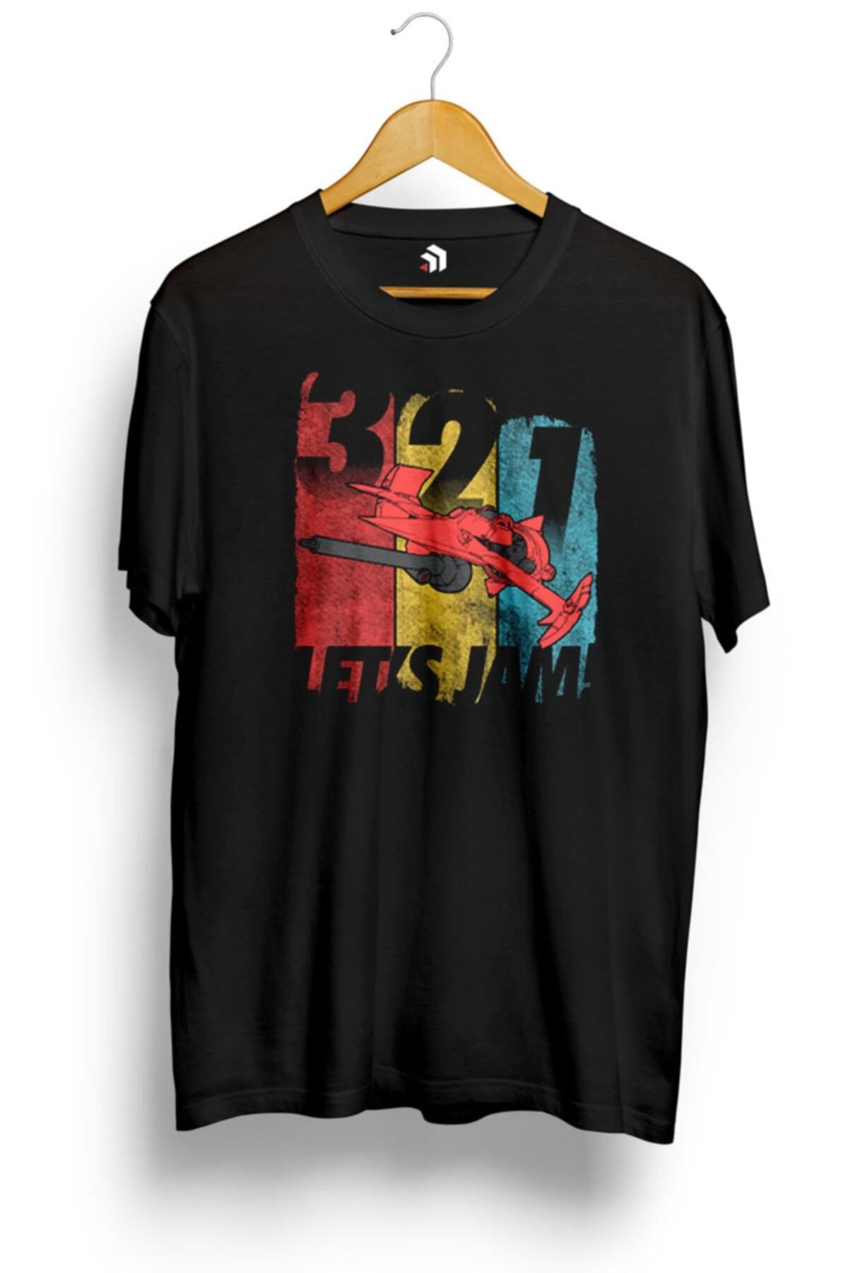 Miba Store Cowboy Bebop 321 Lets Jam Anime Baskılı Tişört