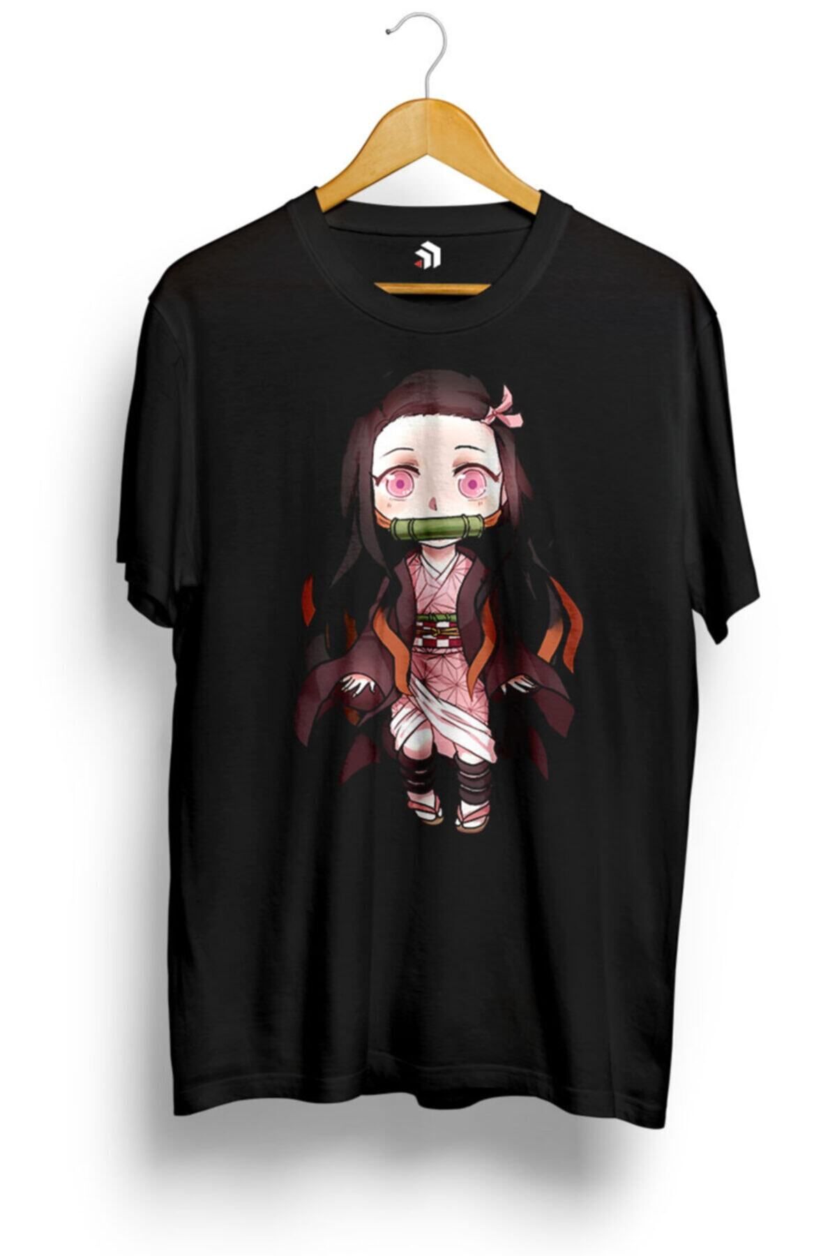 Miba Store Nezuko Kamado - Demon Slayer Kimetsu No Yaiba Hashira Anime Baskılı Tişört