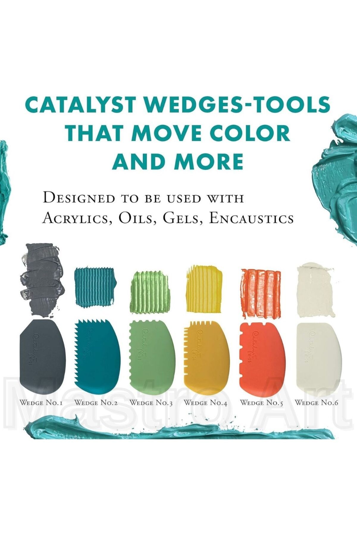 Mastro Art Catalyst Her Türlü Tekniğe Uygun ve Doku Çalışmaları ve Pouring Silicone